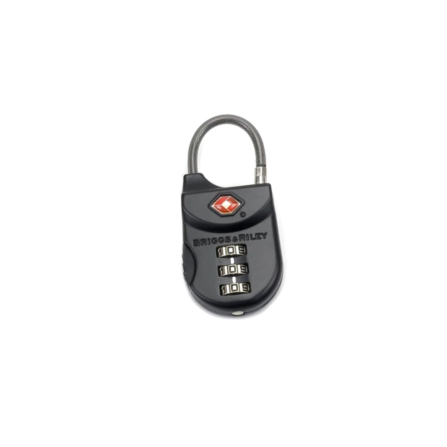 TSA Cable Luggage Lock (Metal) #color_black