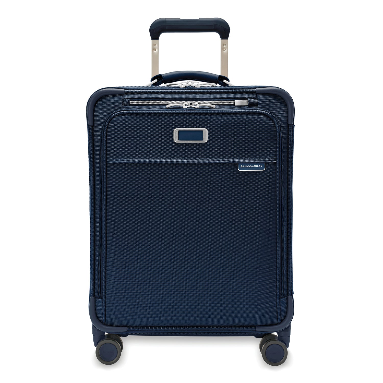Briggs and Riley Global Carry-On Spinner Navy Front View #color_navy