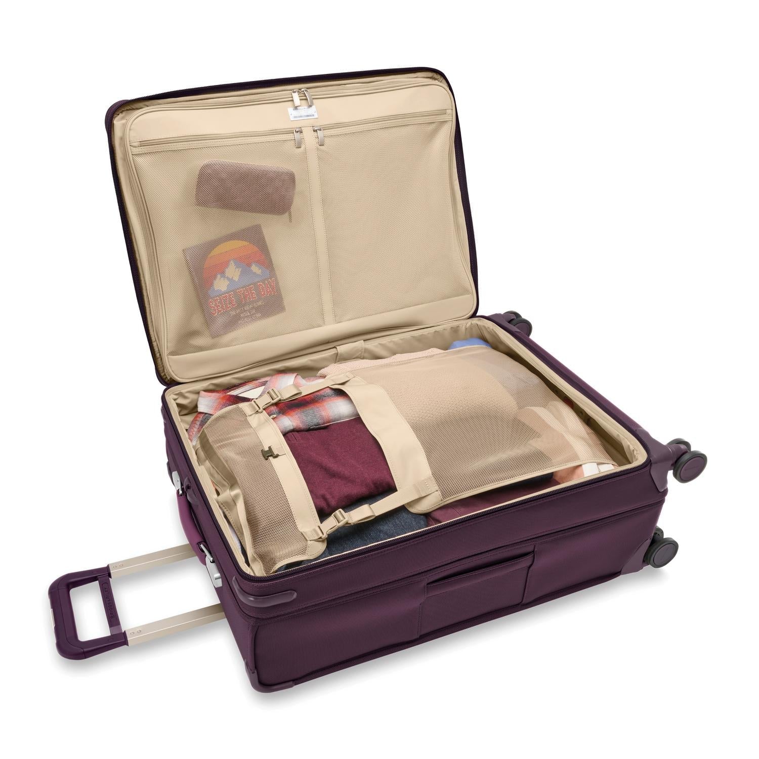 Baseline Large Expandable Spinner Plum Open Packed #color_plum