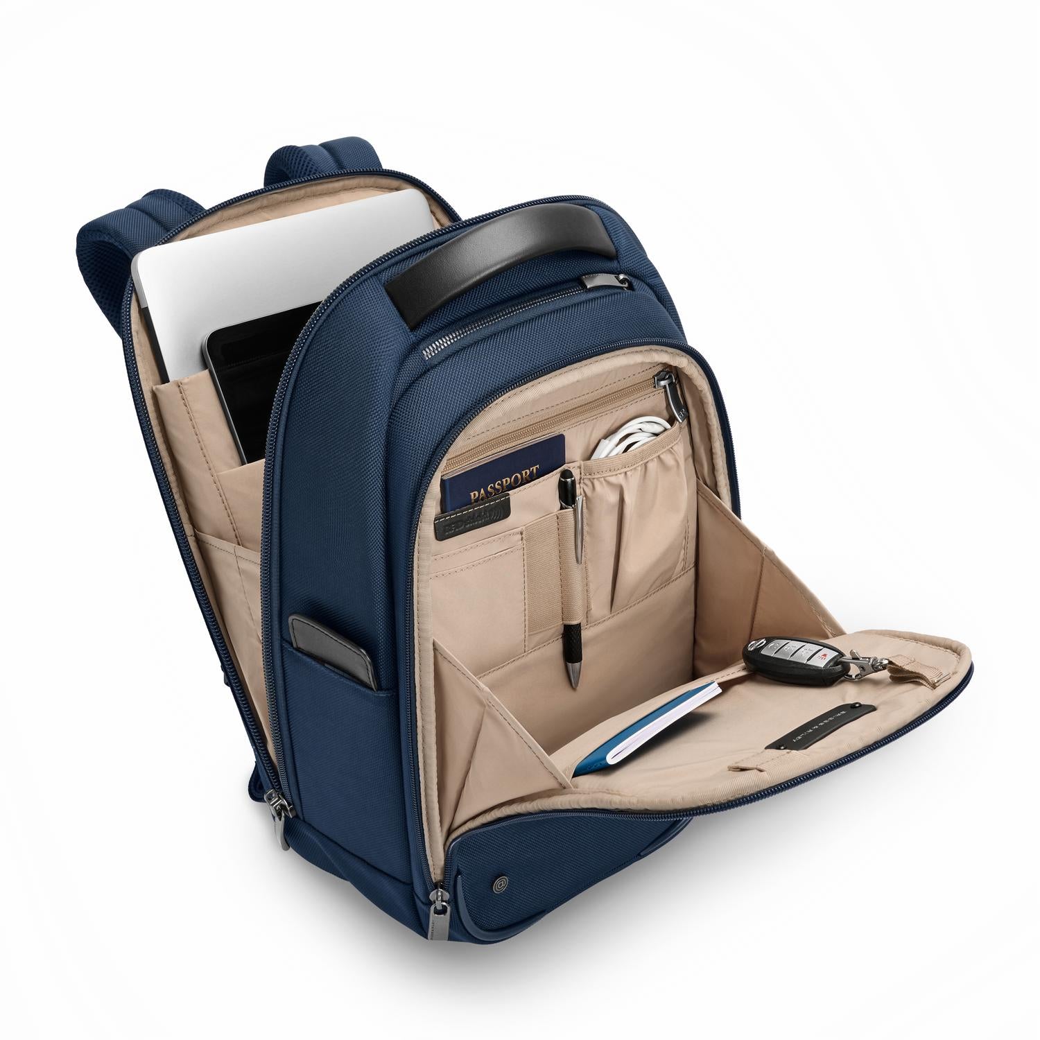 Slim Backpack #color_navy