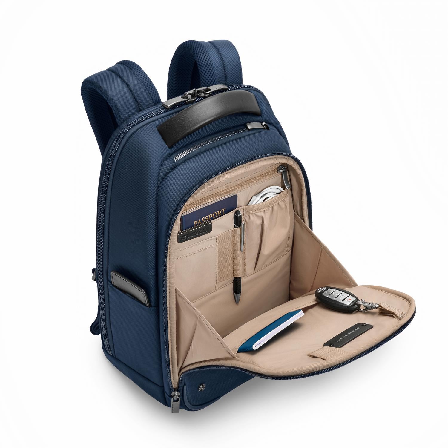 Slim Backpack #color_navy
