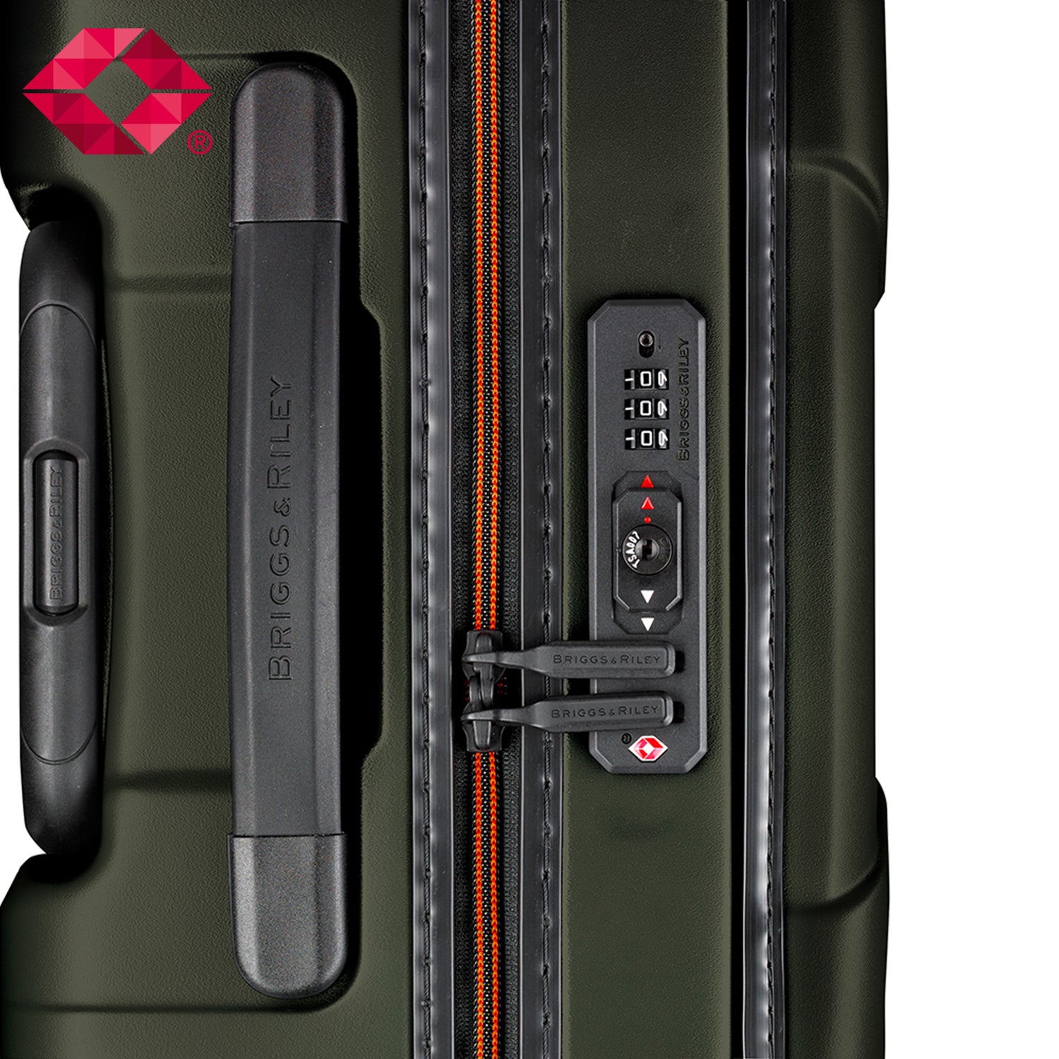 Torq Domestic Carry-On Spinner Top Lock #color_hunter