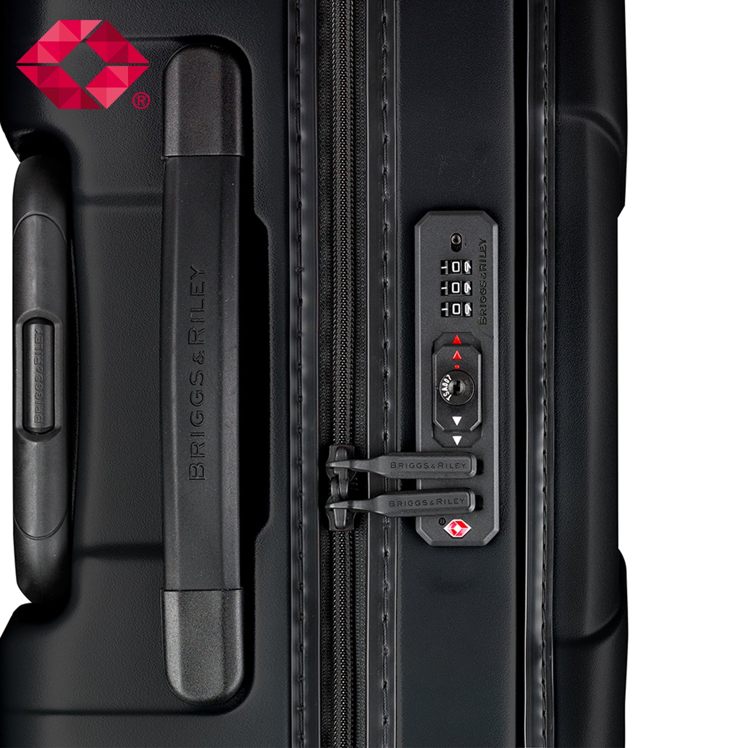 Torq Domestic Carry-On Spinner Lock #color_stealth