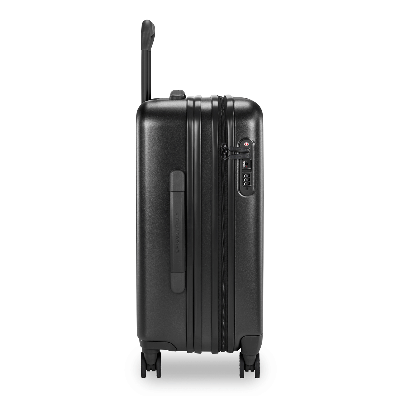 International 21" Carry-On Expandable Spinner Plum CX Expansion #color_black