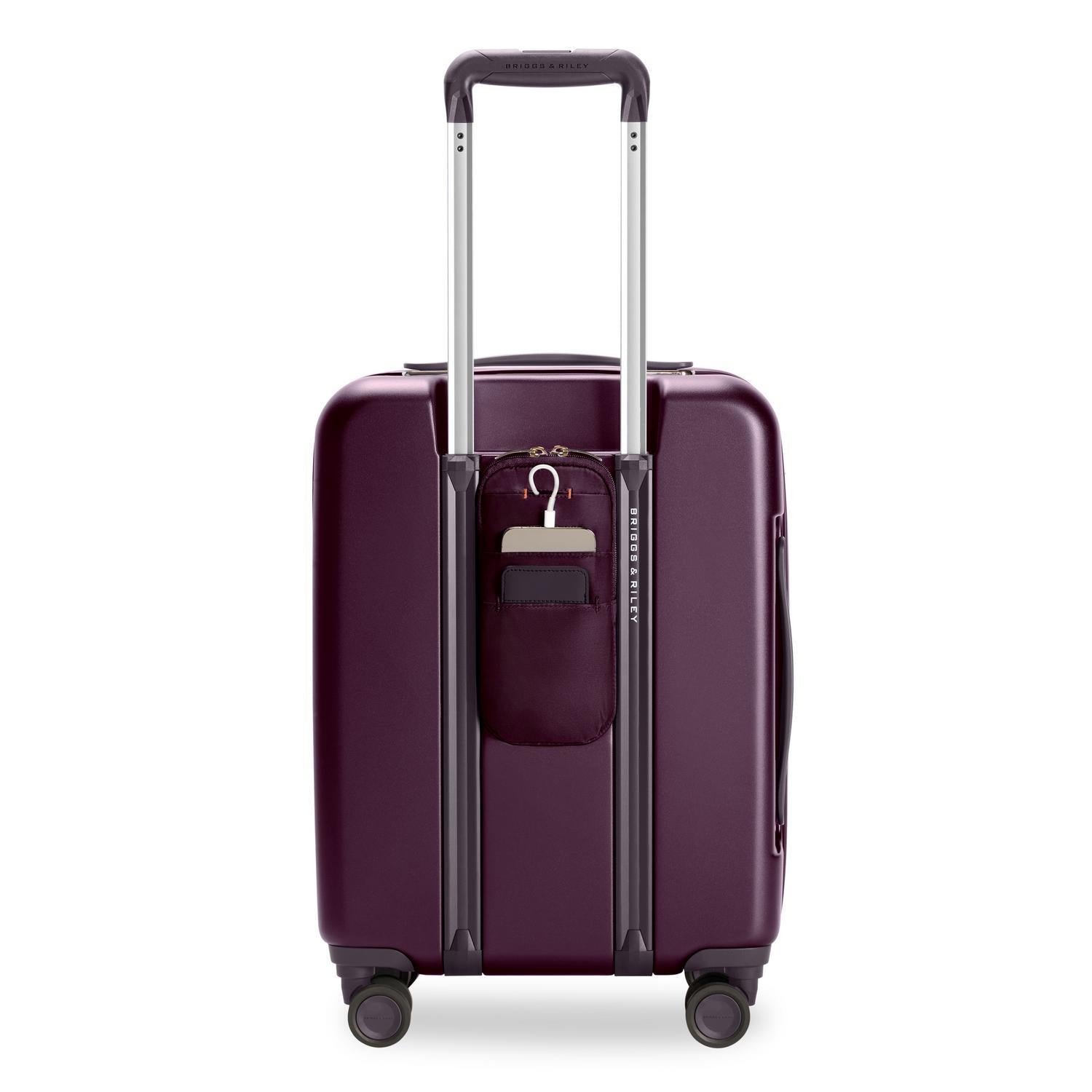 Global 21 inch Carry-on Expandable Spinner #color_plum