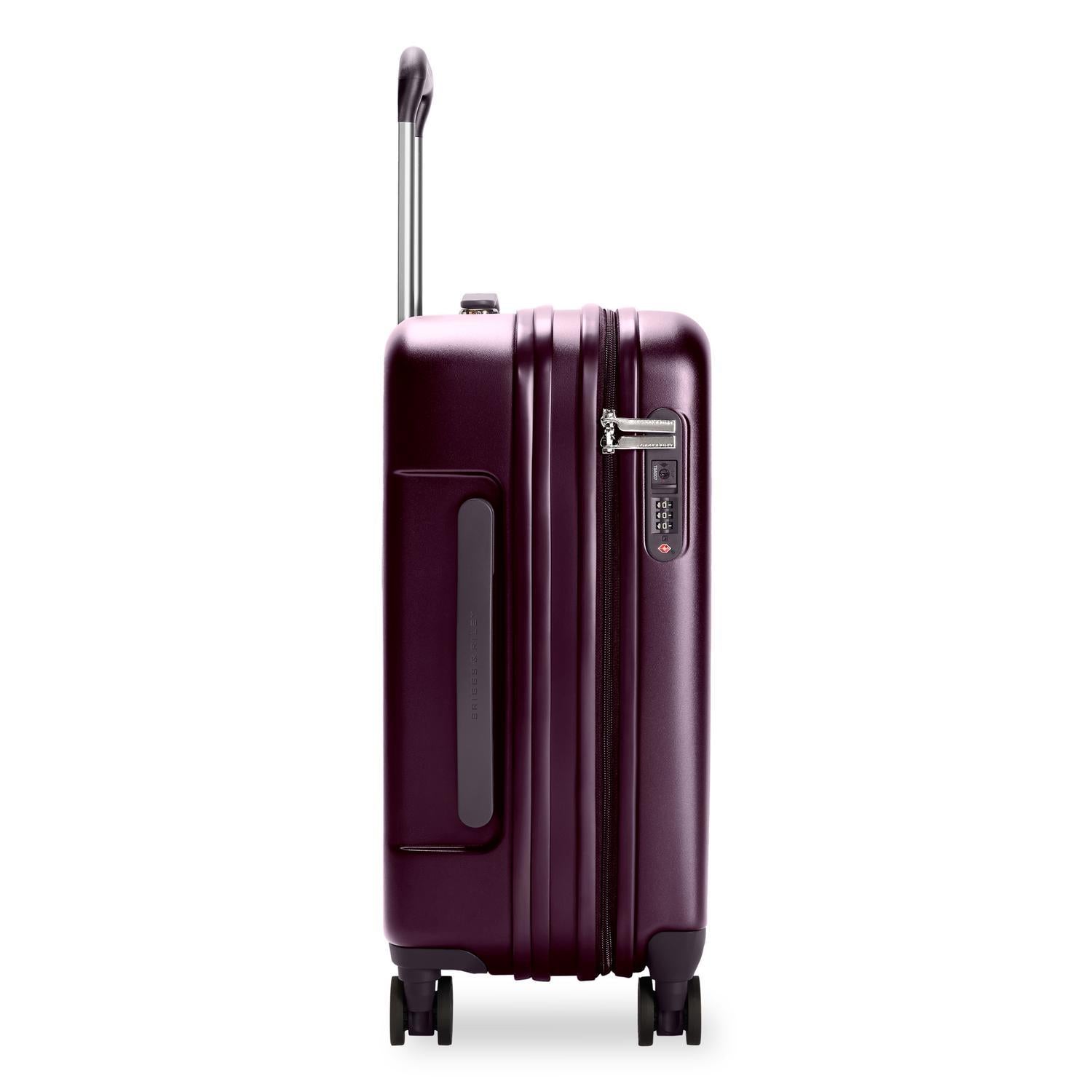 Global 21 inch Carry-on Expandable Spinner #color_plum