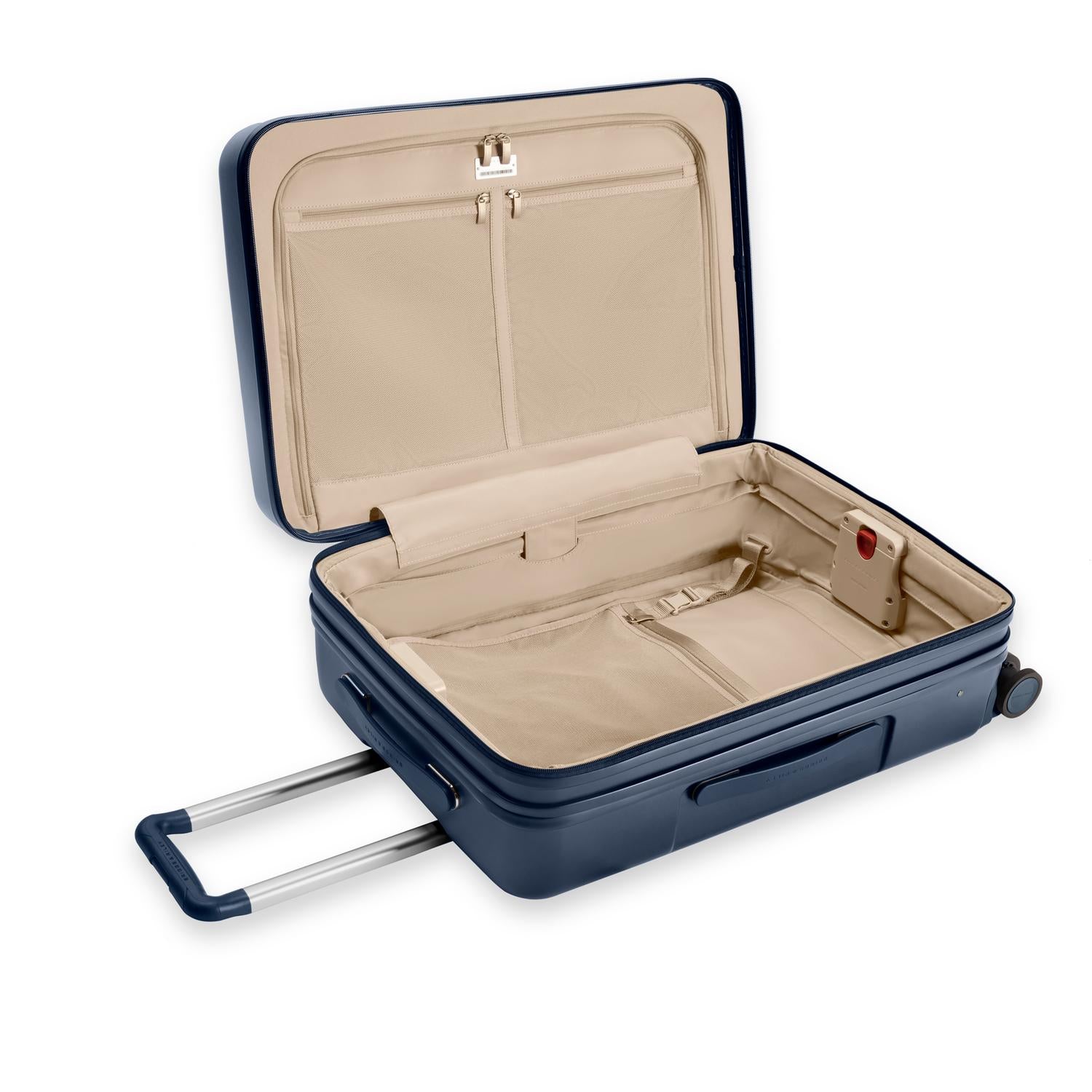 Medium Expandable Spinner in Navy, Interior View #color_navy
