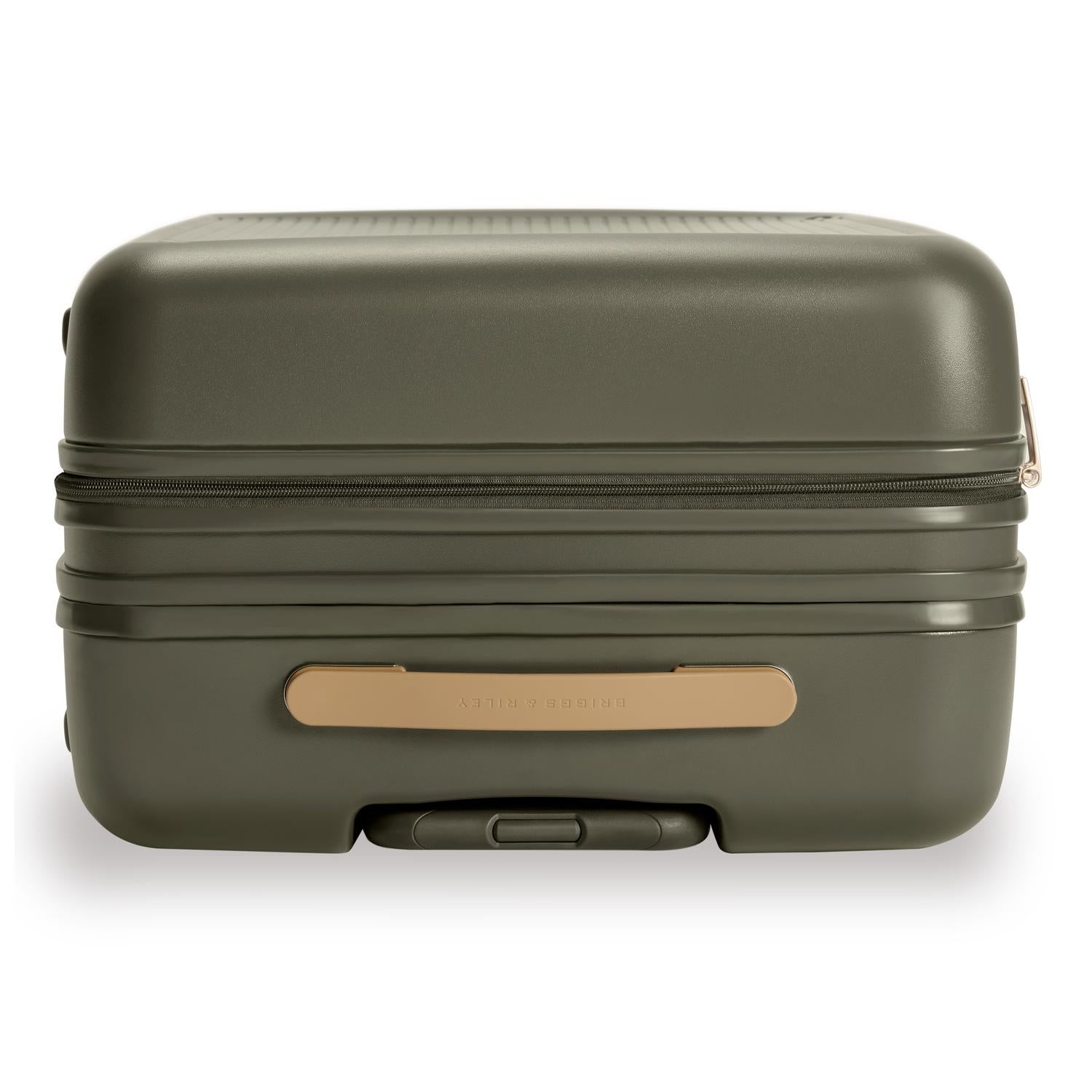 Medium Expandable Spinner in Olive, Top View #color_olive