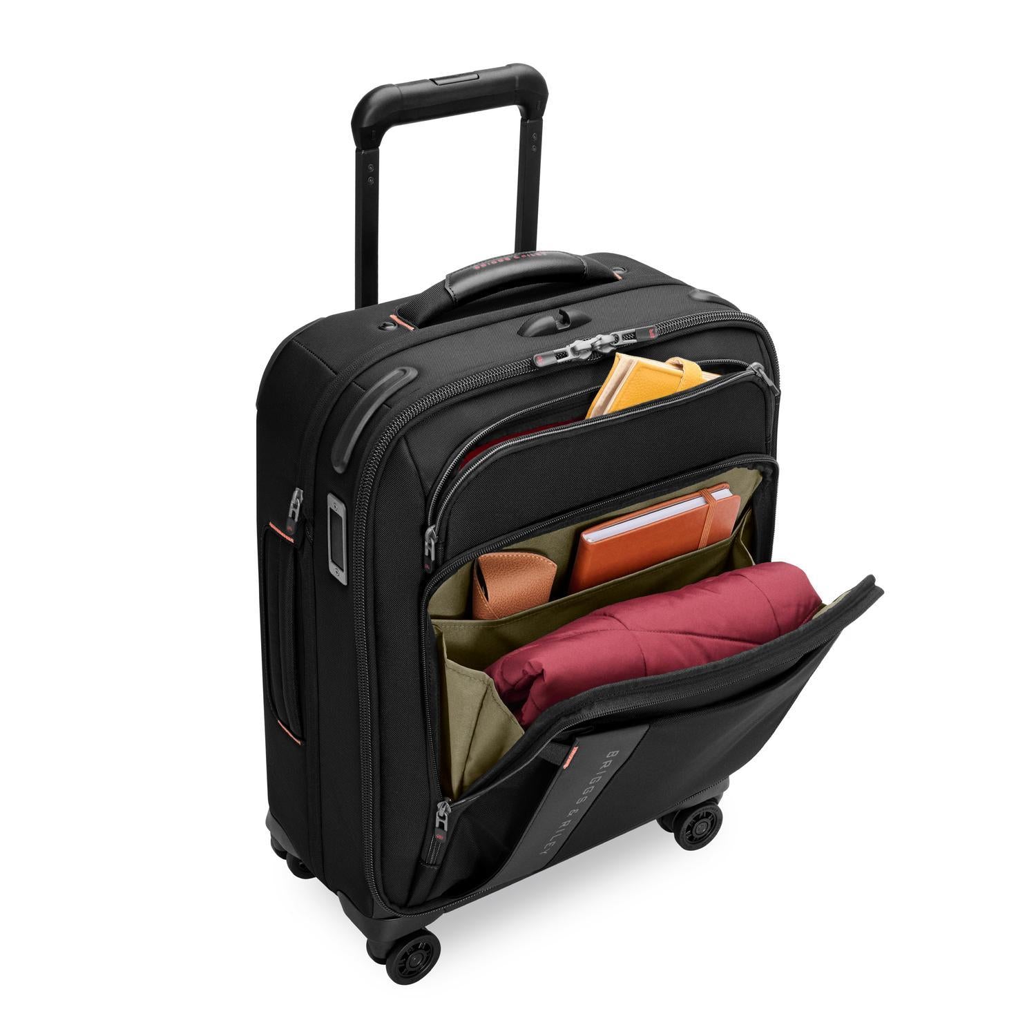 ZDX Global 21" Carry-on Expandable Spinner #color_black