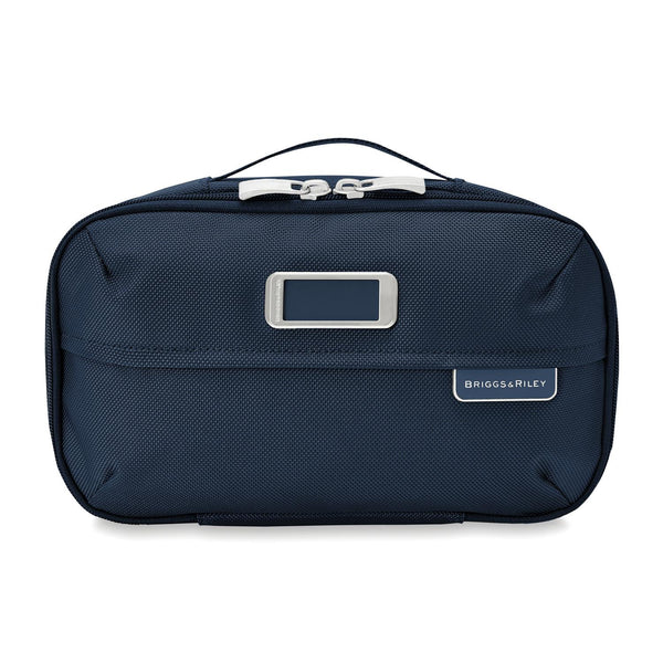 Briggs and Riley Expandable Essentials Kit Navy Front Side #color_navy