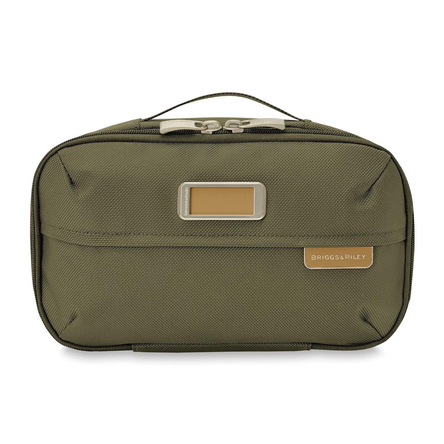 Briggs and Riley Expandable Essentials Kit Olive Front #color_olive