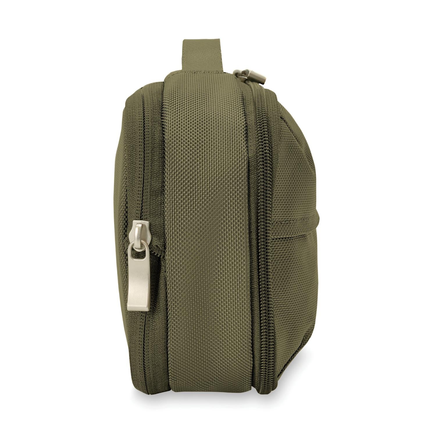 Briggs and Riley Expandable Essentials Kit Olive Side #color_olive