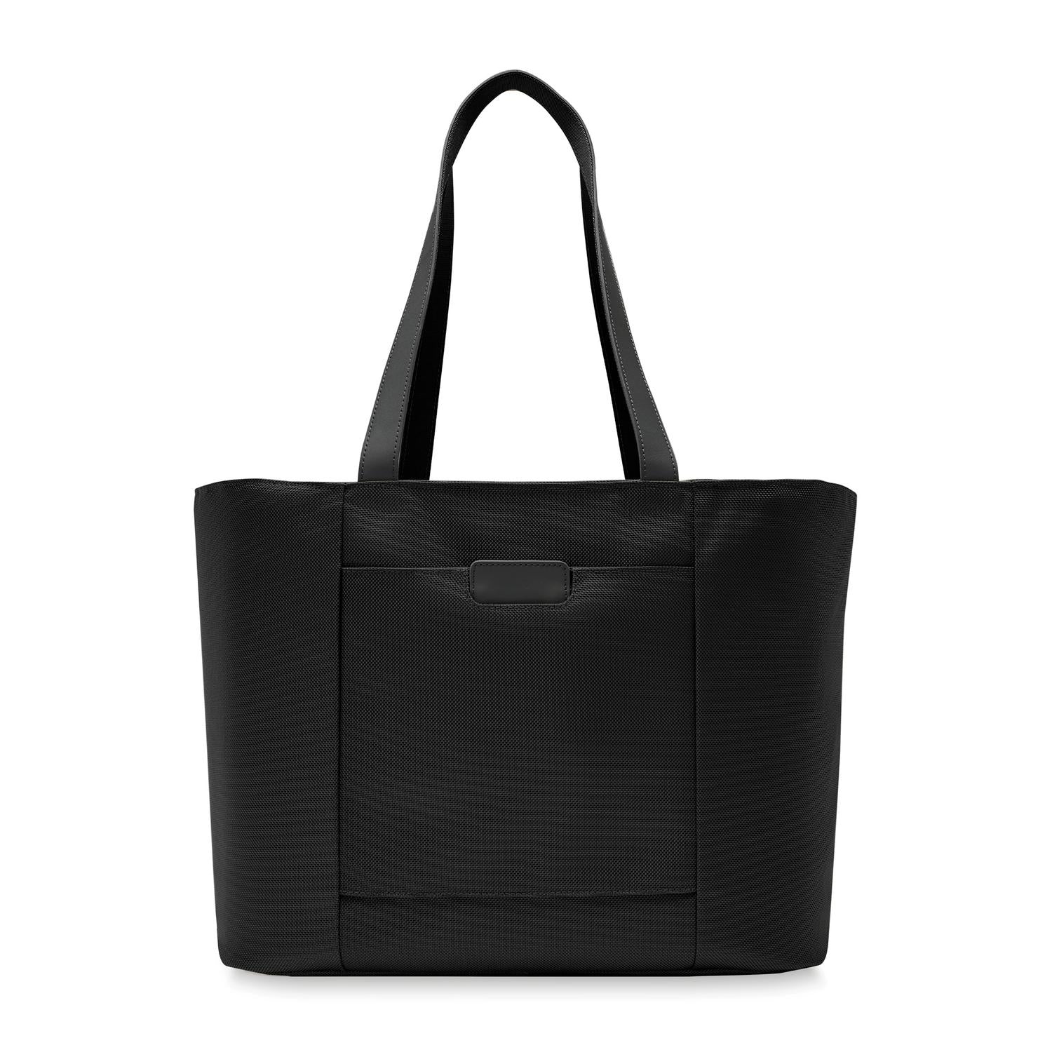Briggs and Riley Traveler Tote Black Back View #color_black