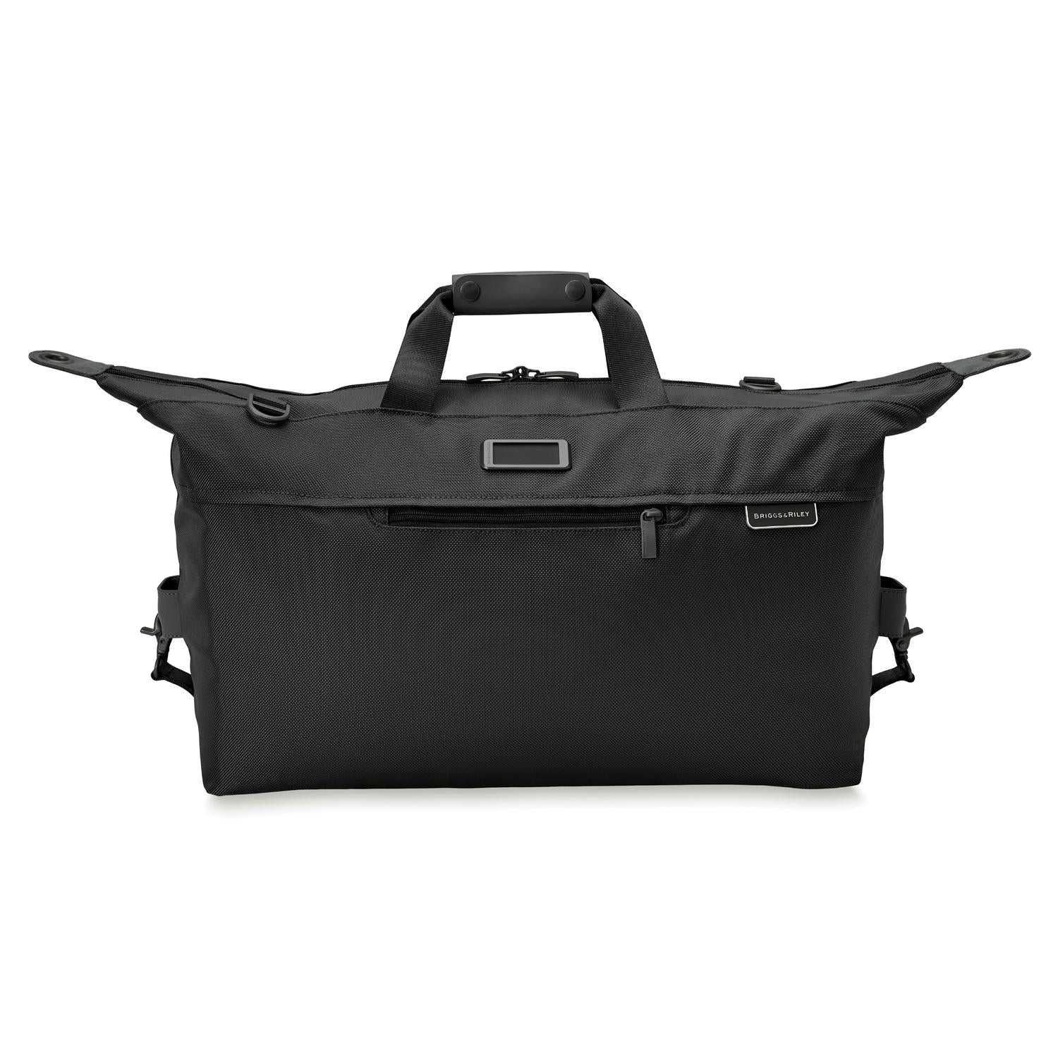 Briggs and Riley Weekender Duffle Black front view   #color_black