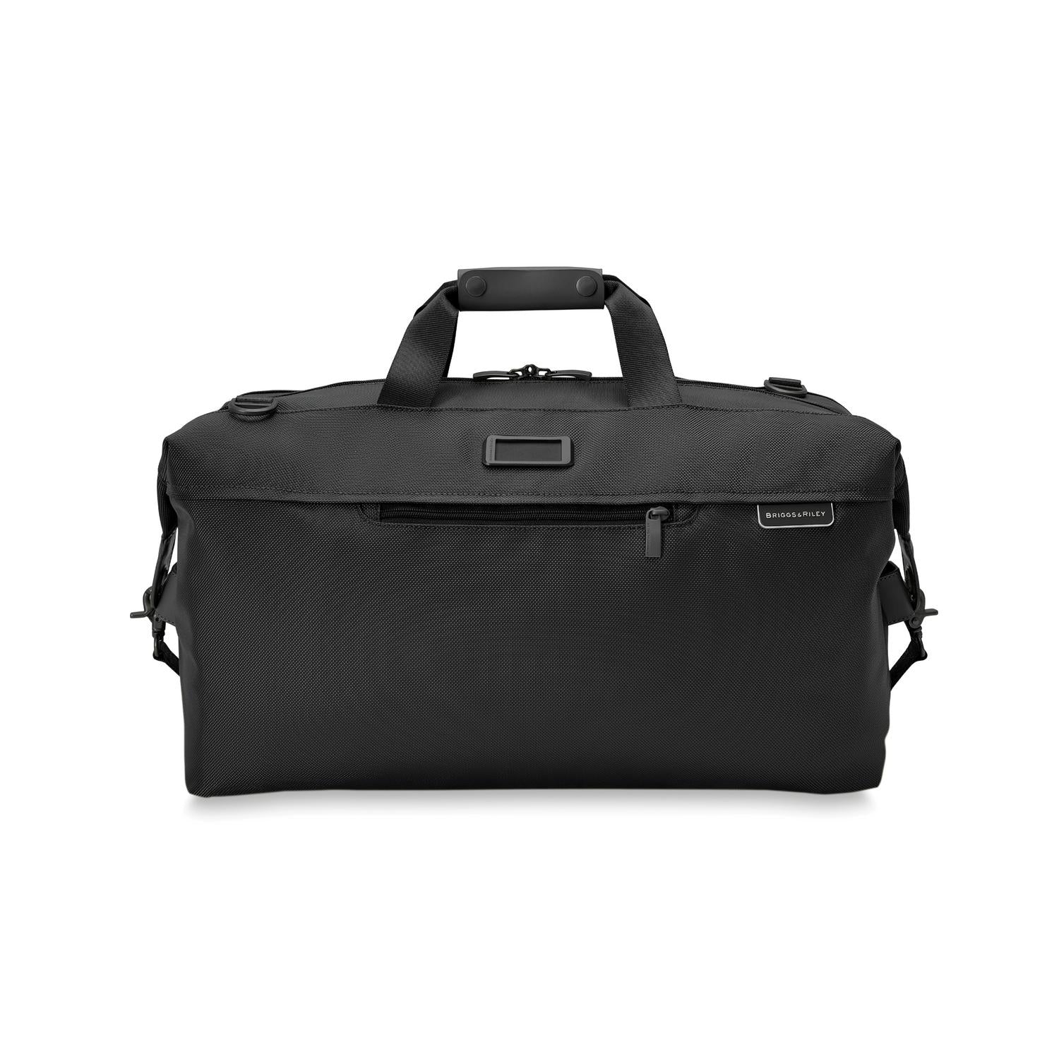 Briggs and Riley Weekender Duffle Black front view  #color_black