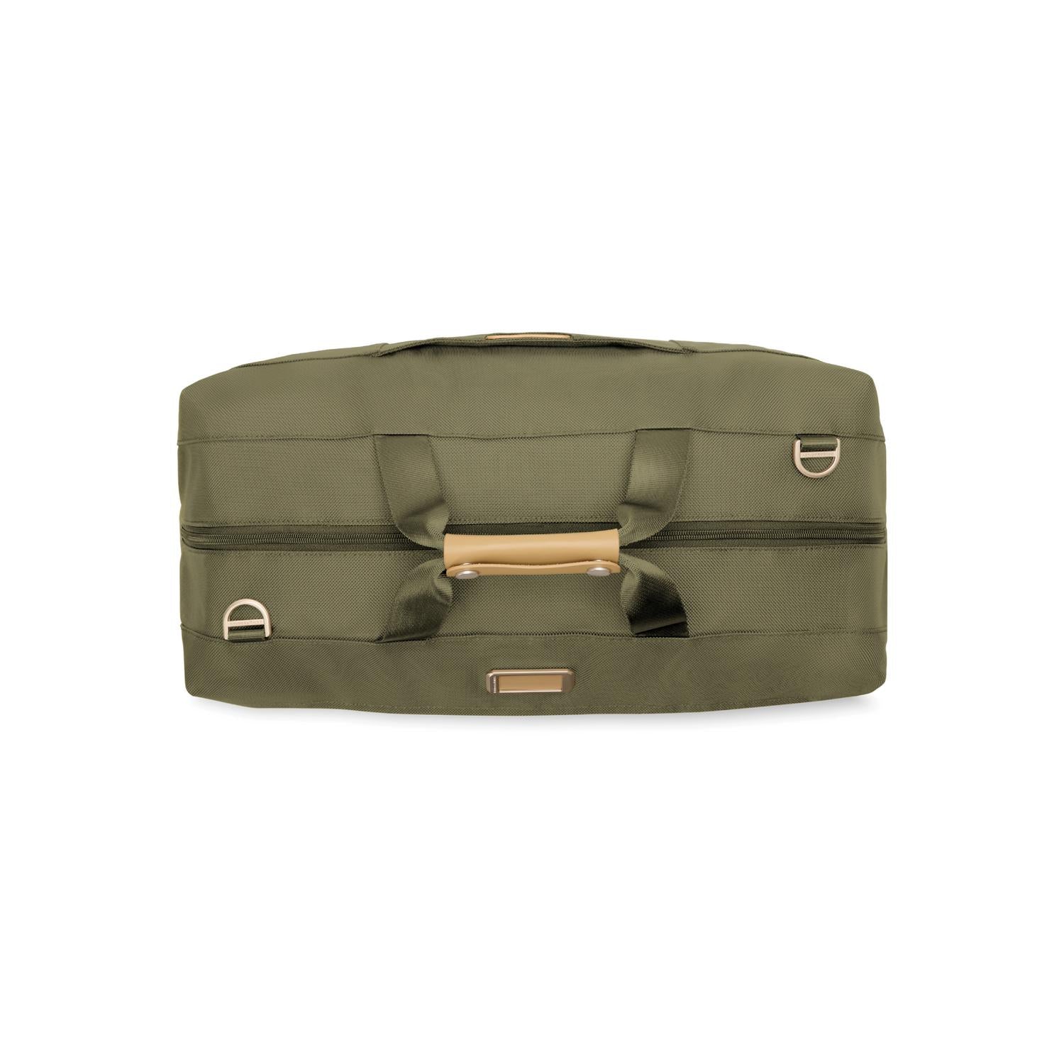 Briggs and Riley Weekender Duffle Olive Top #color_olive