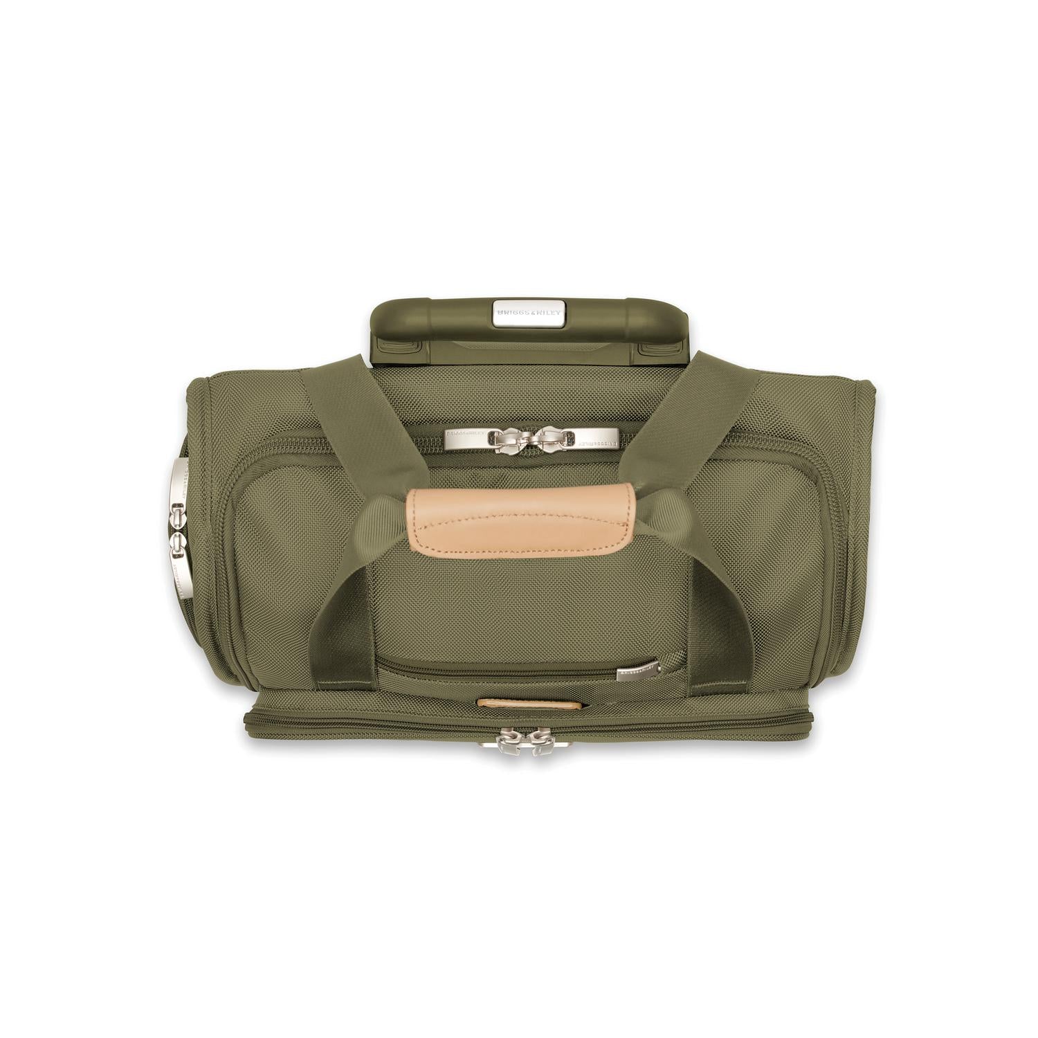 Briggs and Riley 2-Wheel Cabin Bag Olive Top #color_olive