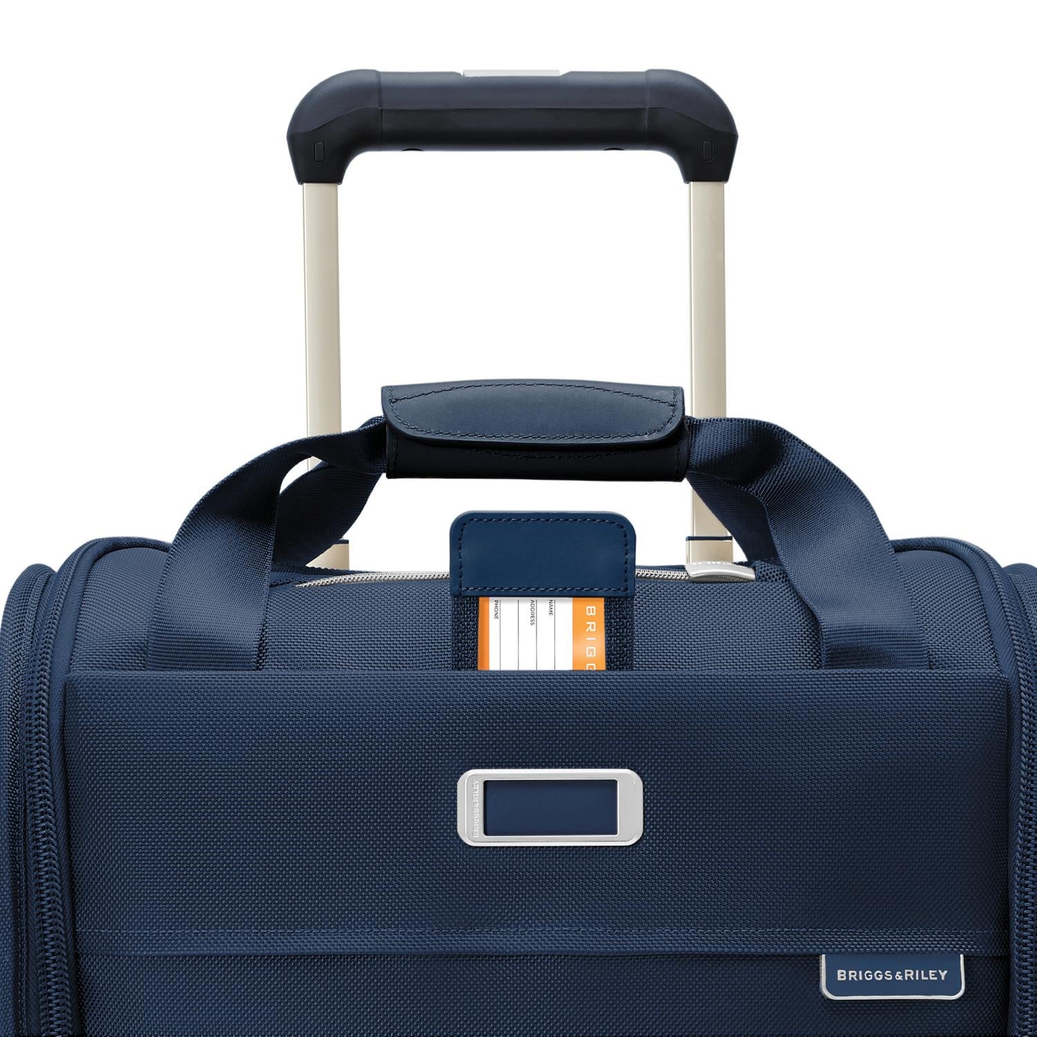 Briggs and Riley Baseline Cabin Spinner Navy ID Tag #color_navy