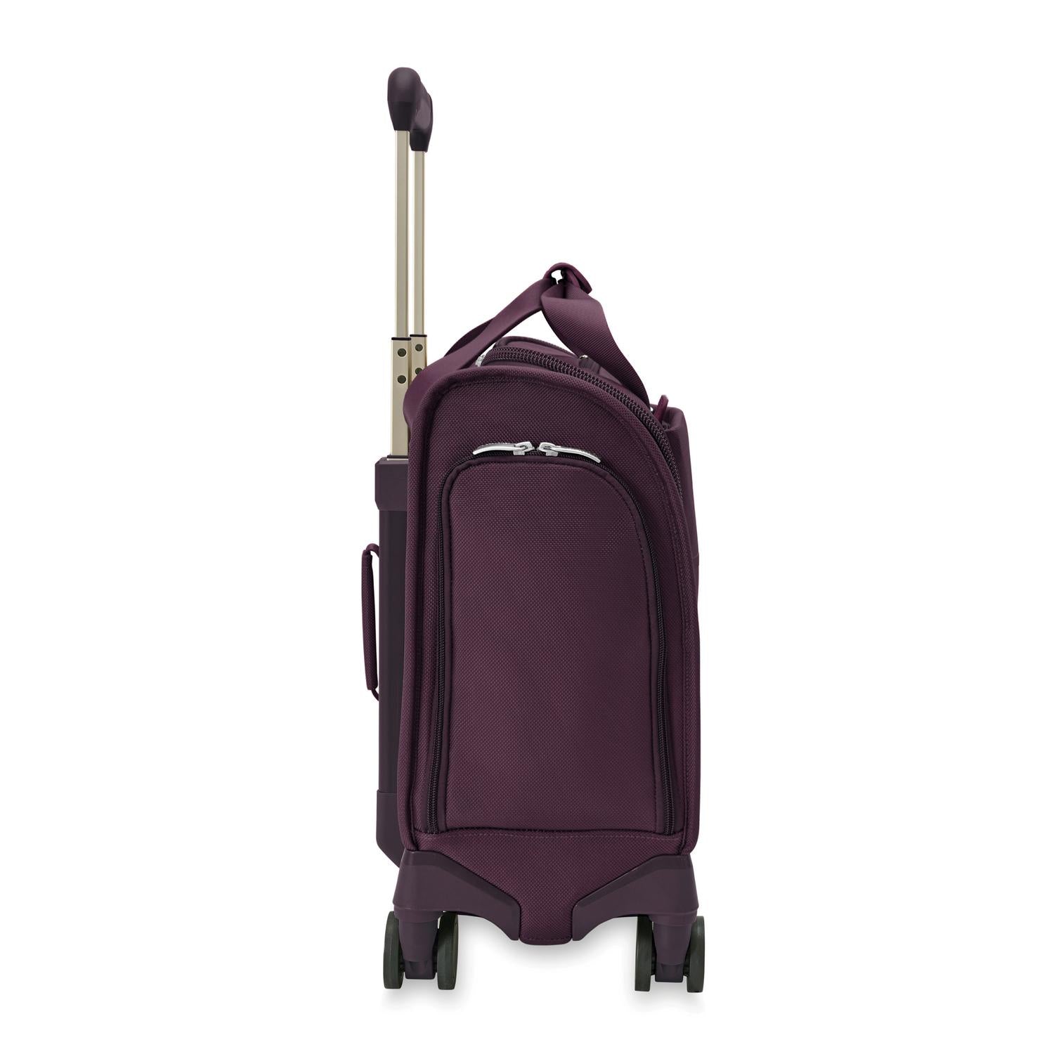 Baseline Cabin Spinner Plum Side Pocket #color_plum