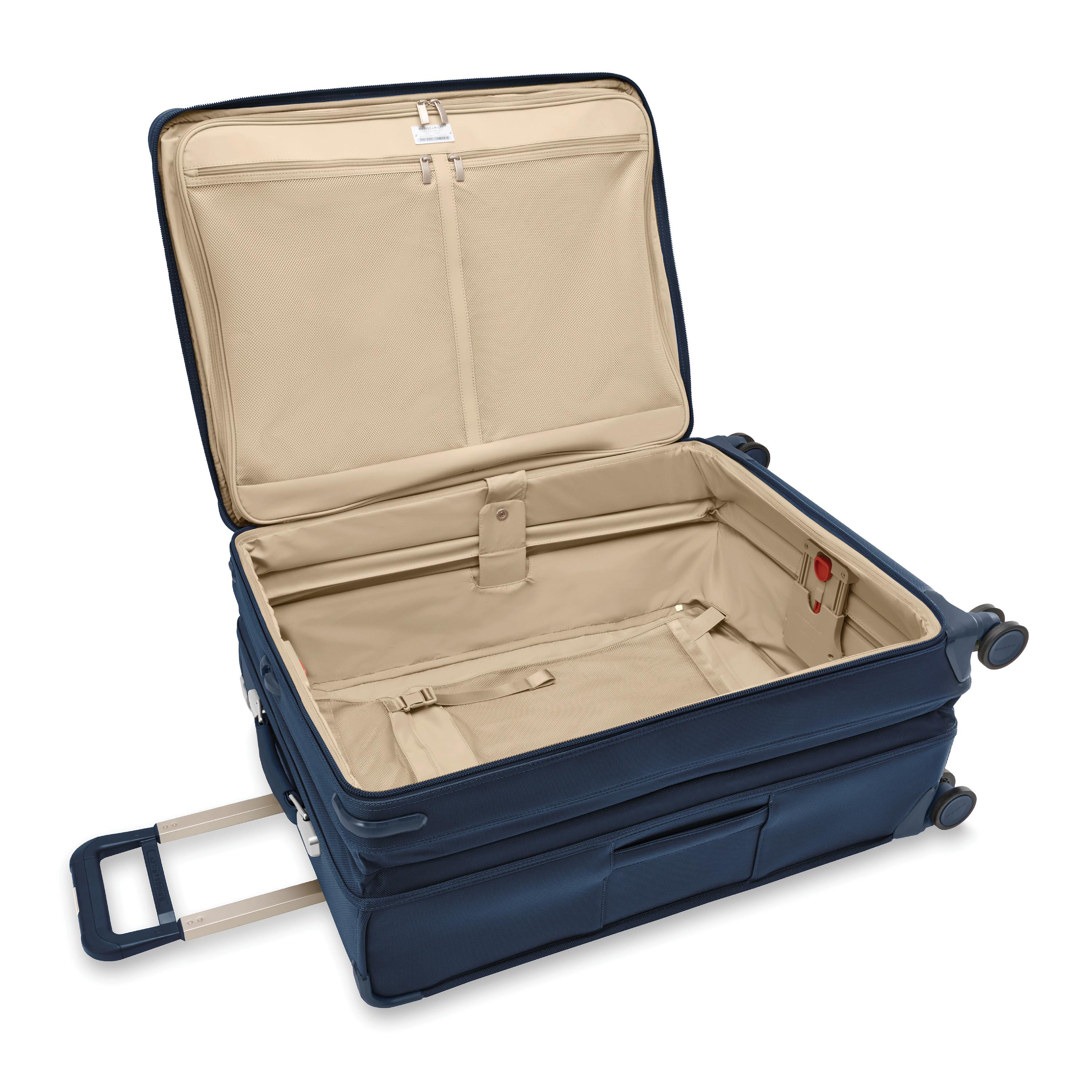Briggs and Riley Large Expandable Spinner Navy Open View  #color_navy