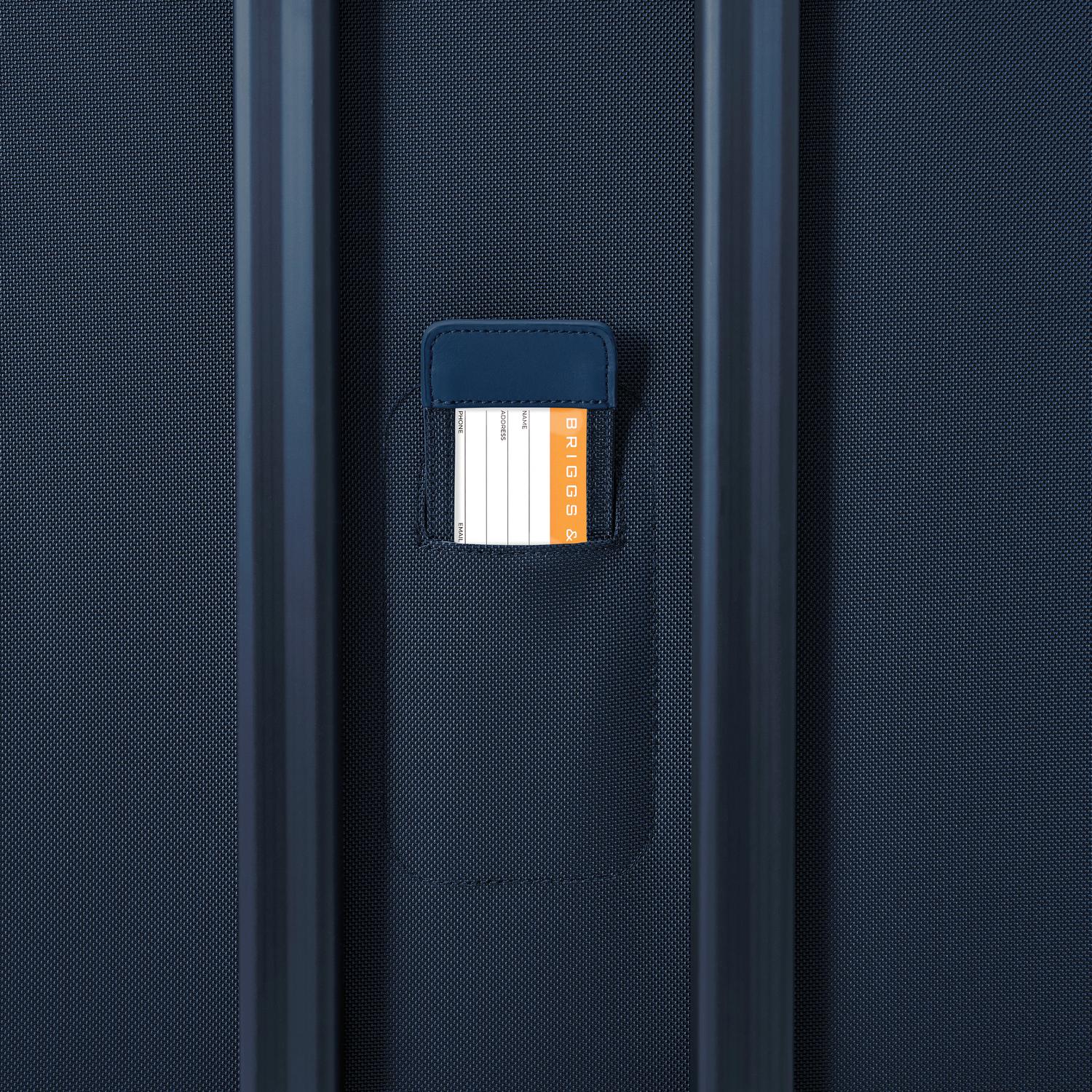 Briggs and Riley Large Expandable Spinner Navy ID Tag #color_navy