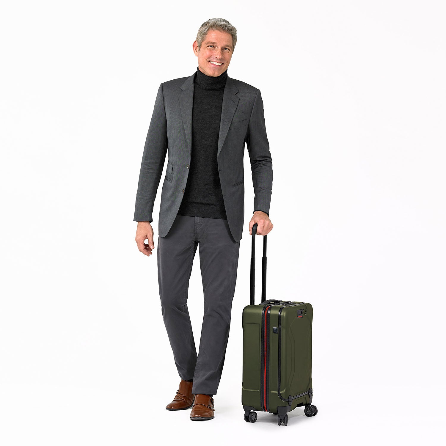 Torq Domestic Carry-On Spinner With Person #color_hunter