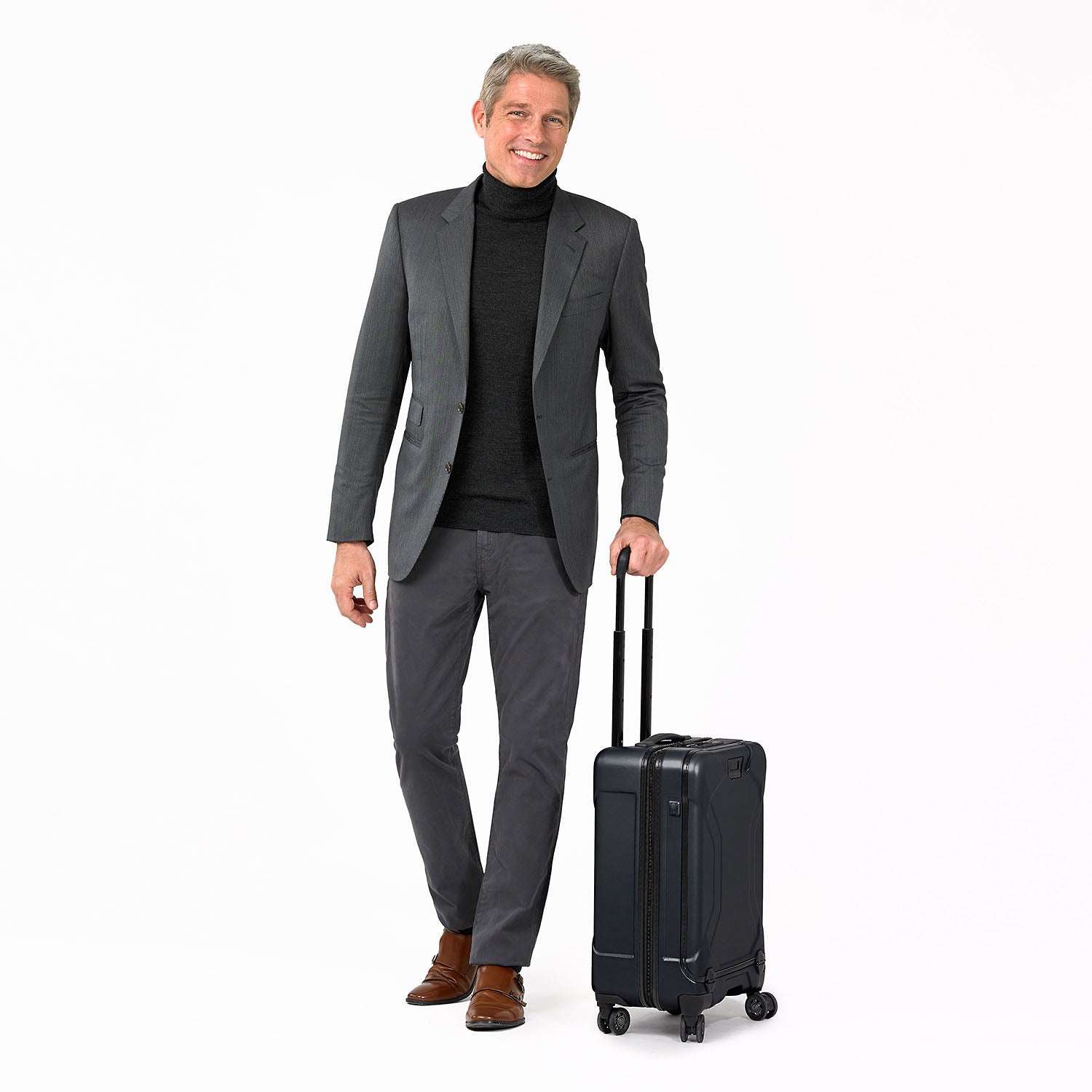 Torq Domestic Carry-On Spinner with Person #color_stealth