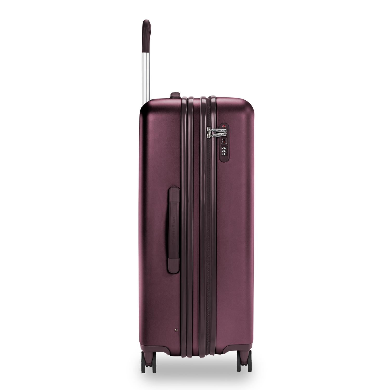 Briggs and Riley Sympatico Large Expandable Spinner Plum Side #color_plum