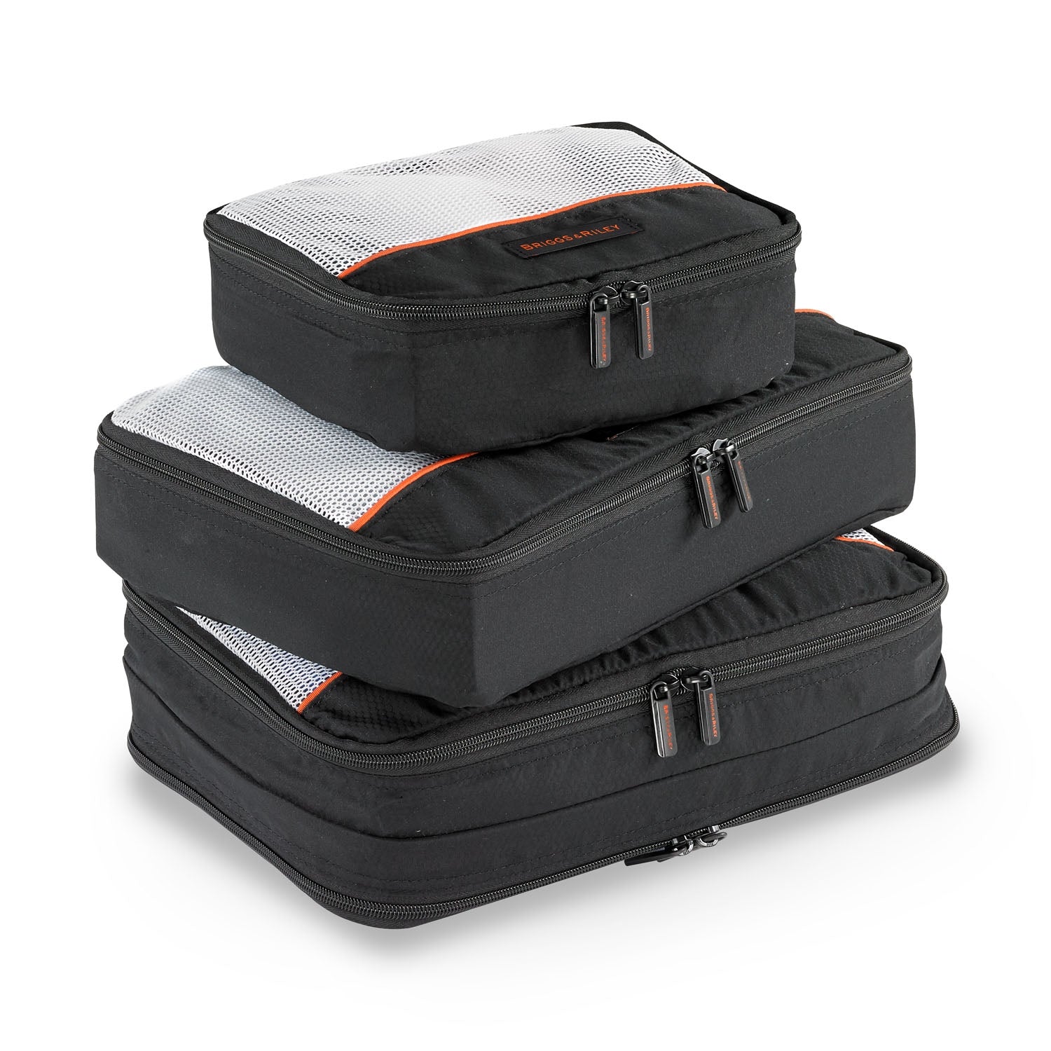 Small Luggage Packing Cubes 3-Piece Set #color_black