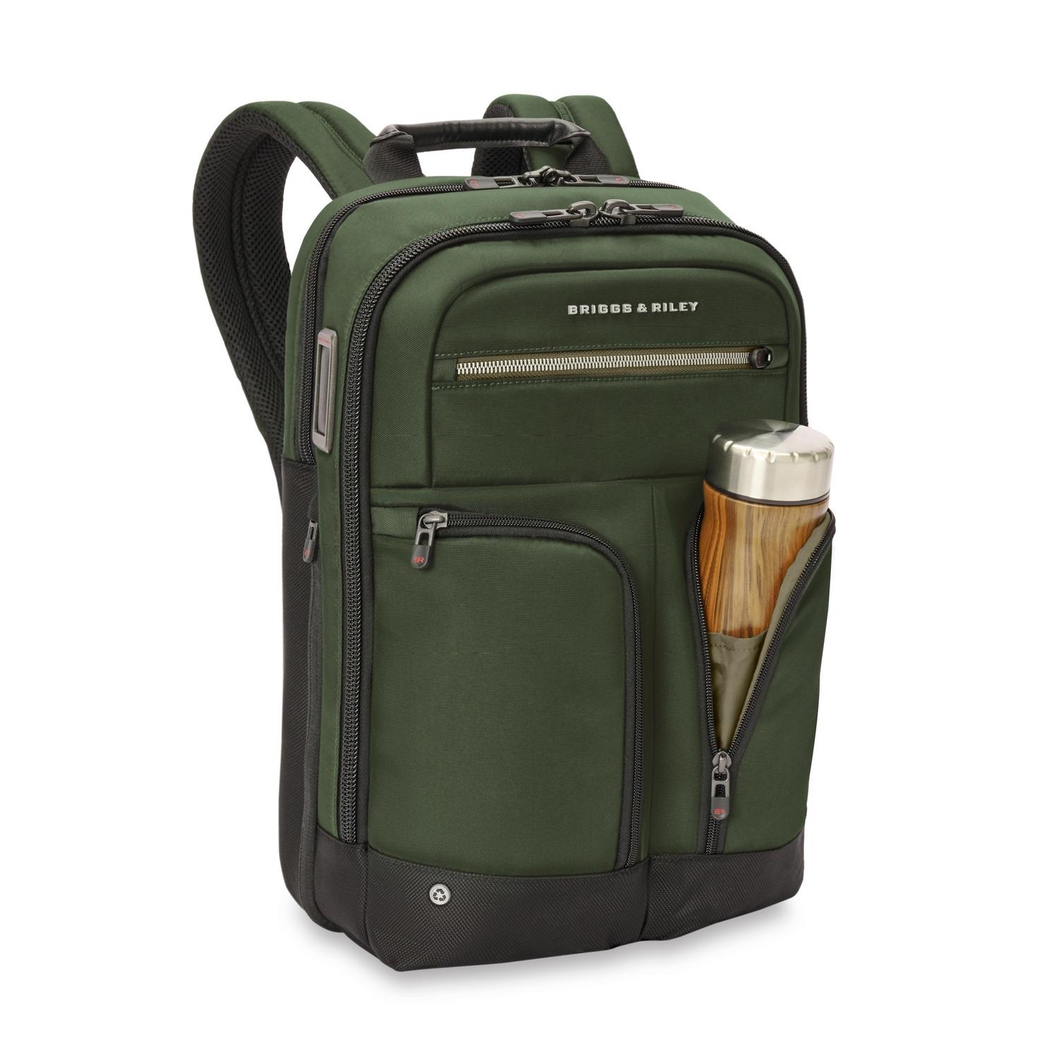 Briggs Riley Slim Expandable Backpack Black