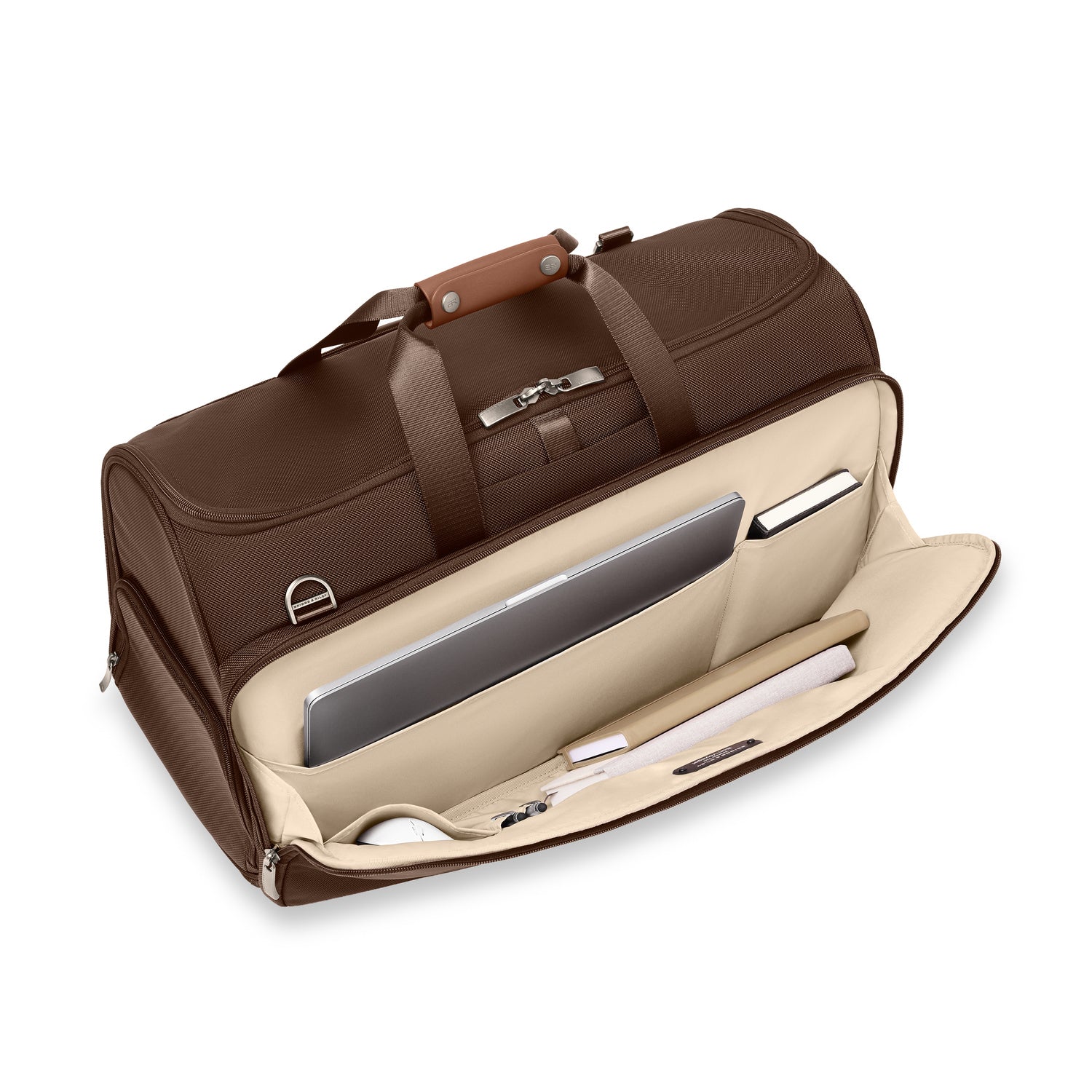 Briggs and Riley Garment Duffle #color_chocolate