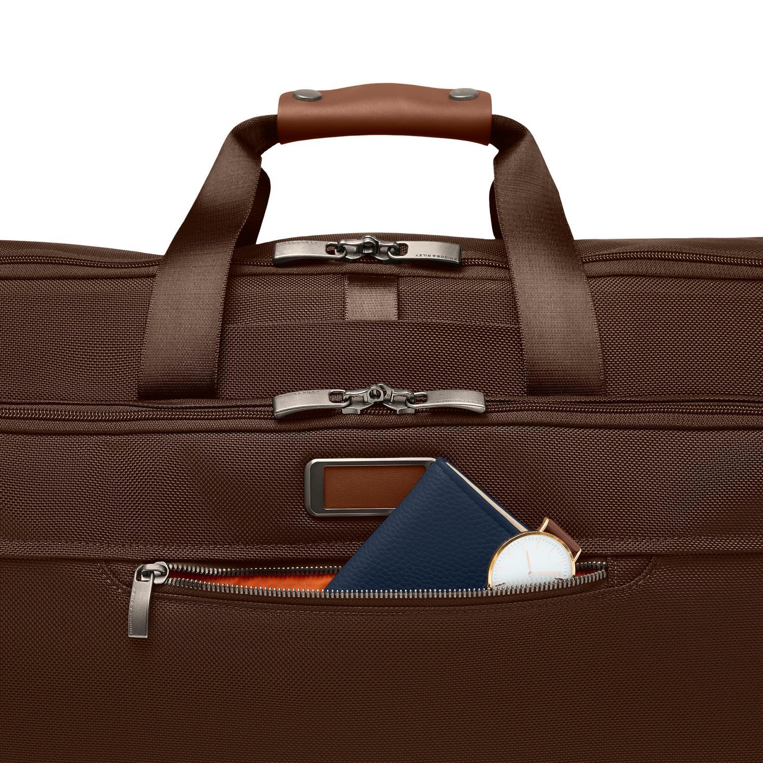 Briggs and Riley Garment Duffle #color_chocolate