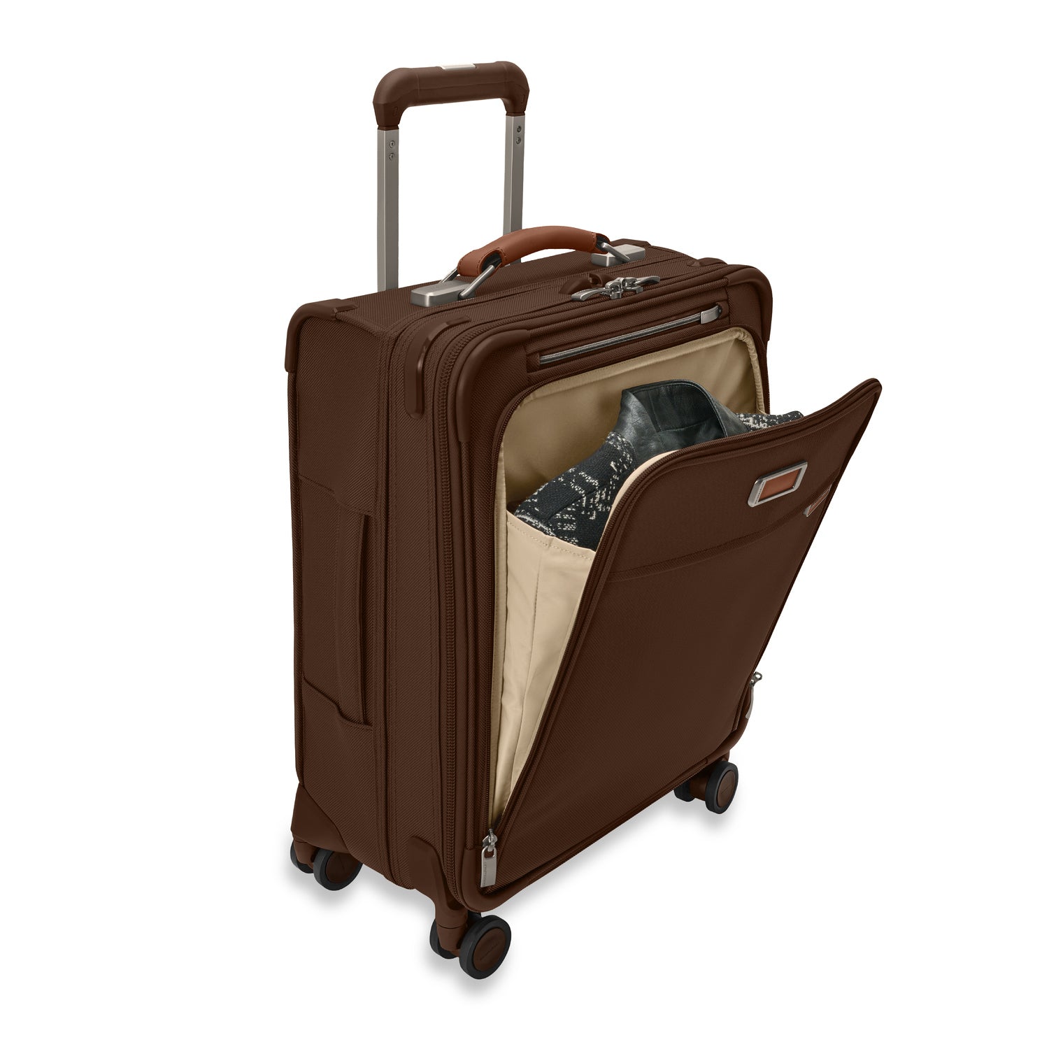 Briggs and Riley Global Carry-On Spinner Chocolate #color_chocolate