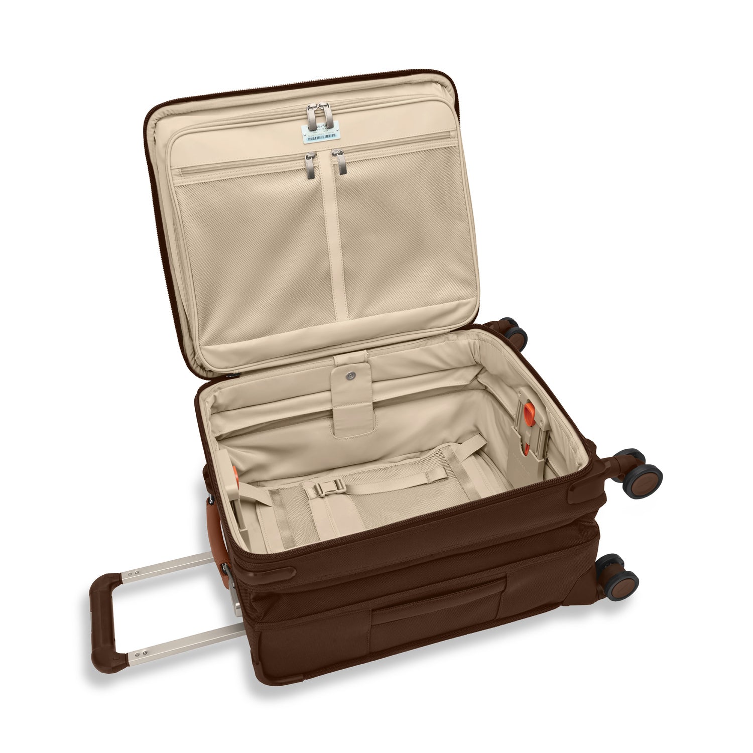 Briggs and Riley Global Carry-On Spinner Chocolate #color_chocolate
