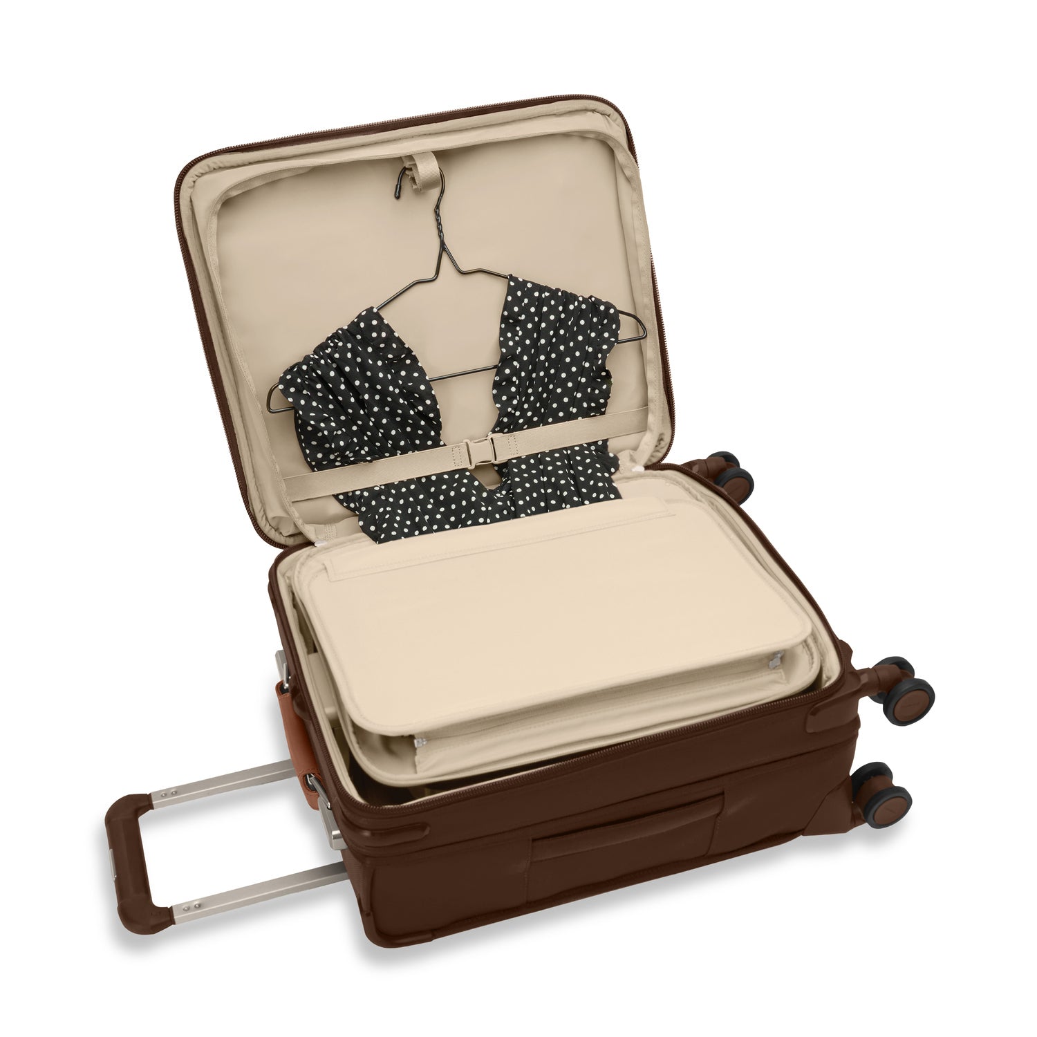 Briggs and Riley Global Carry-On Spinner Chocolate #color_chocolate