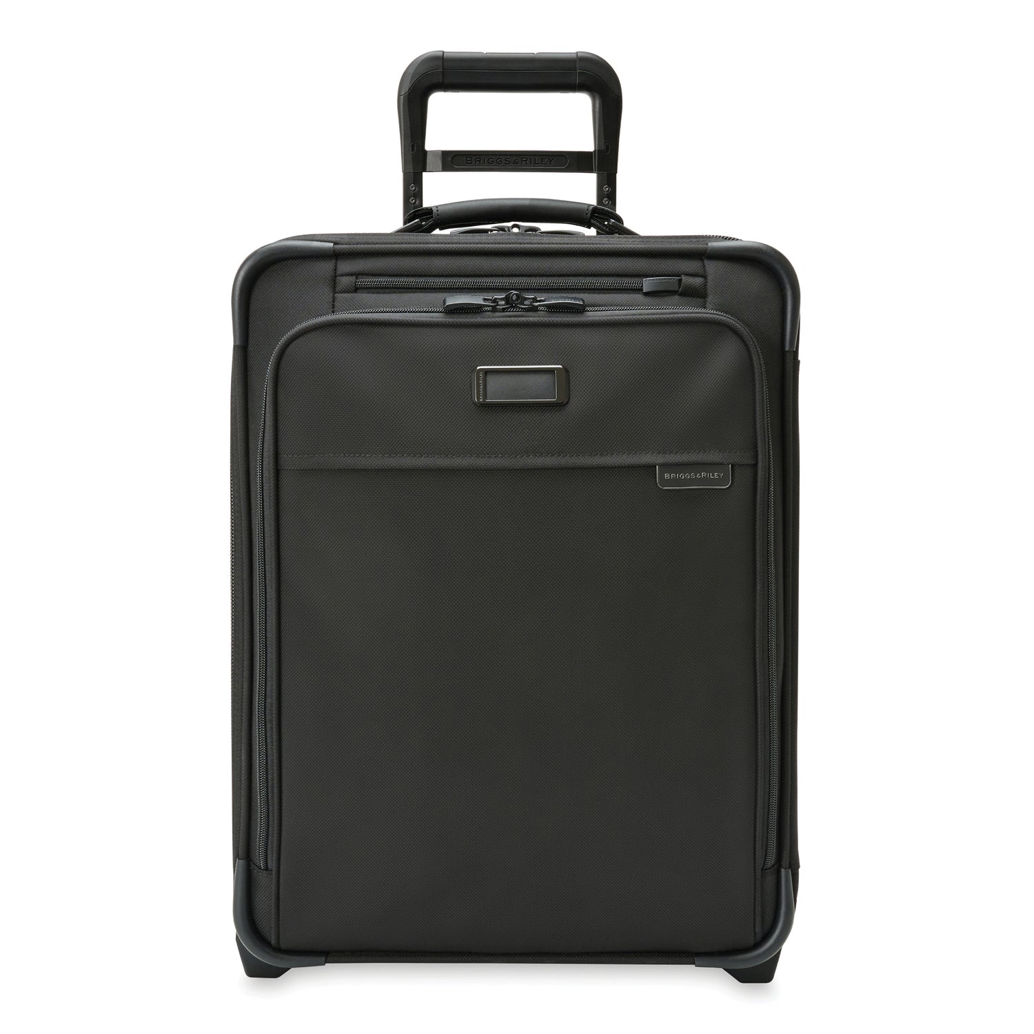 Briggs and Riley Global 2-Wheel Carry-On Black Front View #color_black