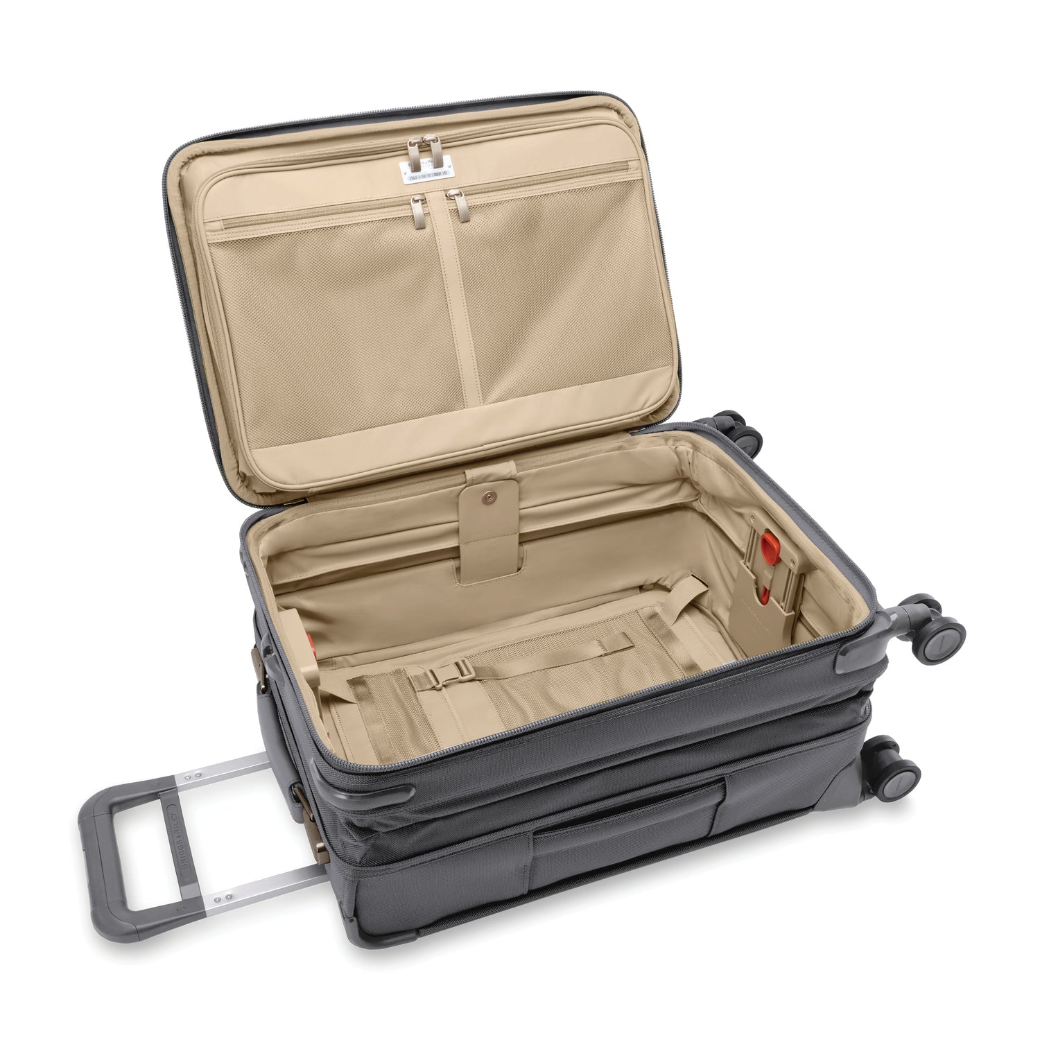 Briggs Riley Baseline Essential Carry On Spinner Steel Gray