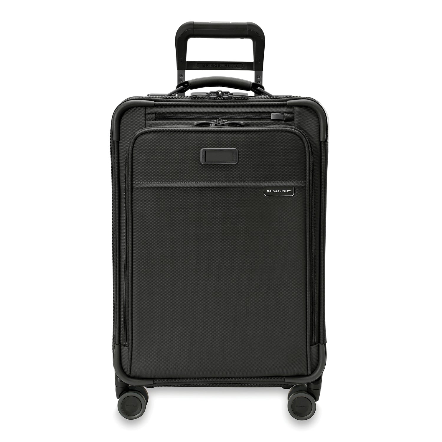 Briggs and Riley Essential Carry-On Spinner Front #color_black