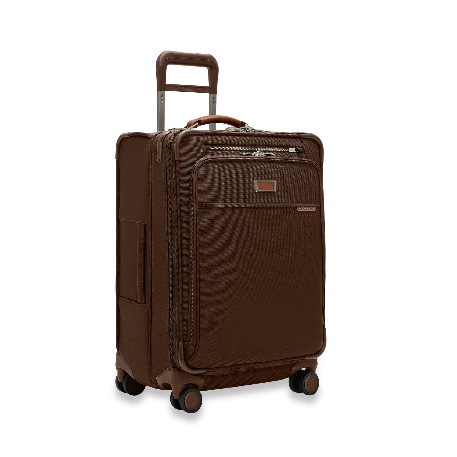 Compact 24" Checked Expandable Spinner #color_chocolate