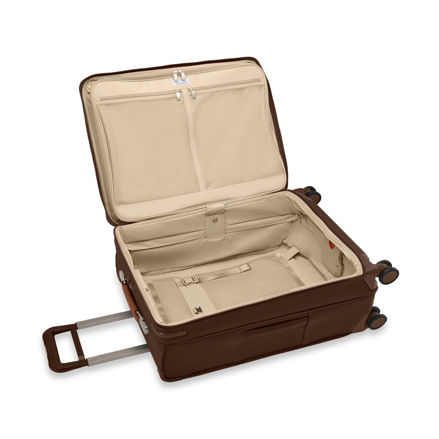 Compact 24" Checked Expandable Spinner #color_chocolate