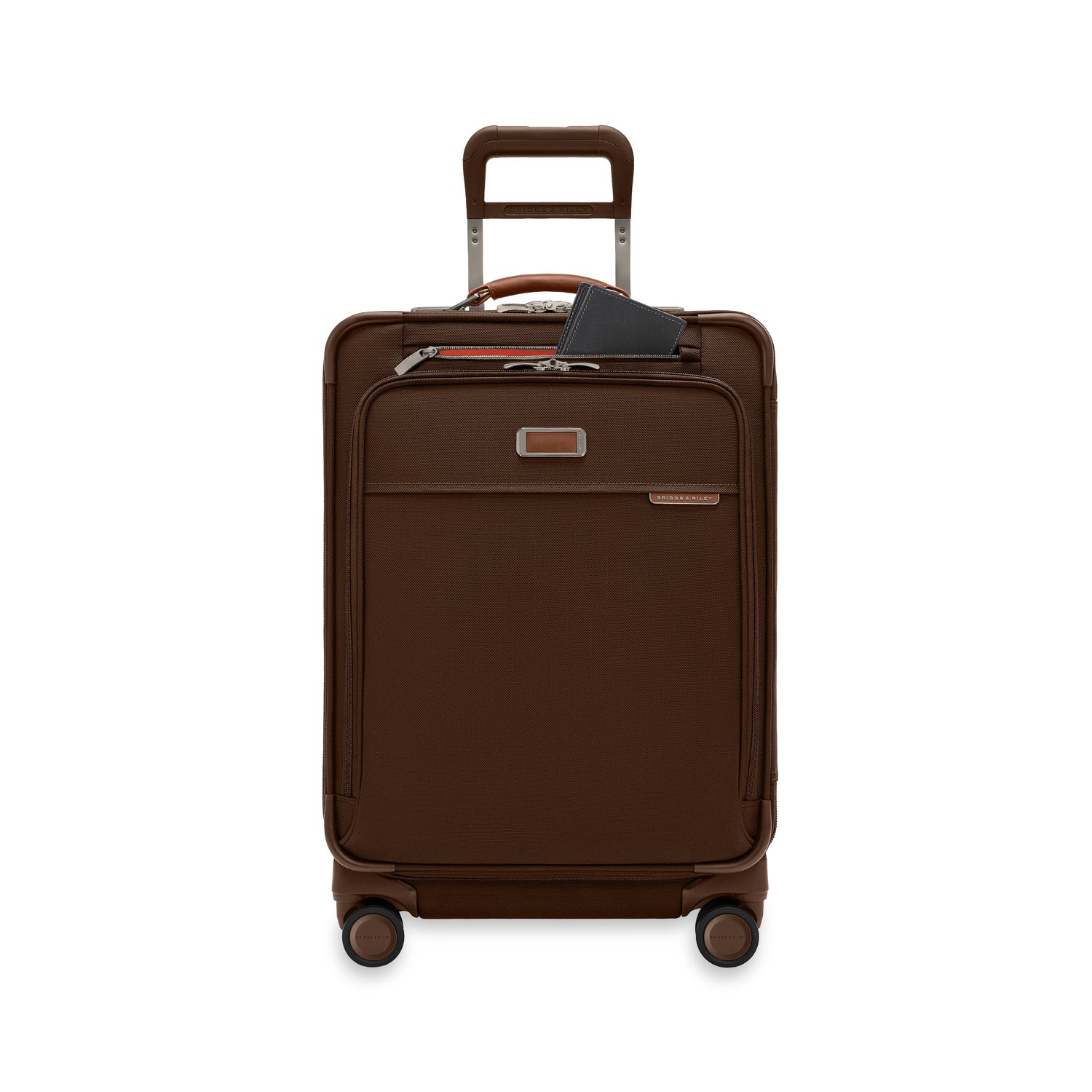 Compact 24" Checked Expandable Spinner #color_chocolate
