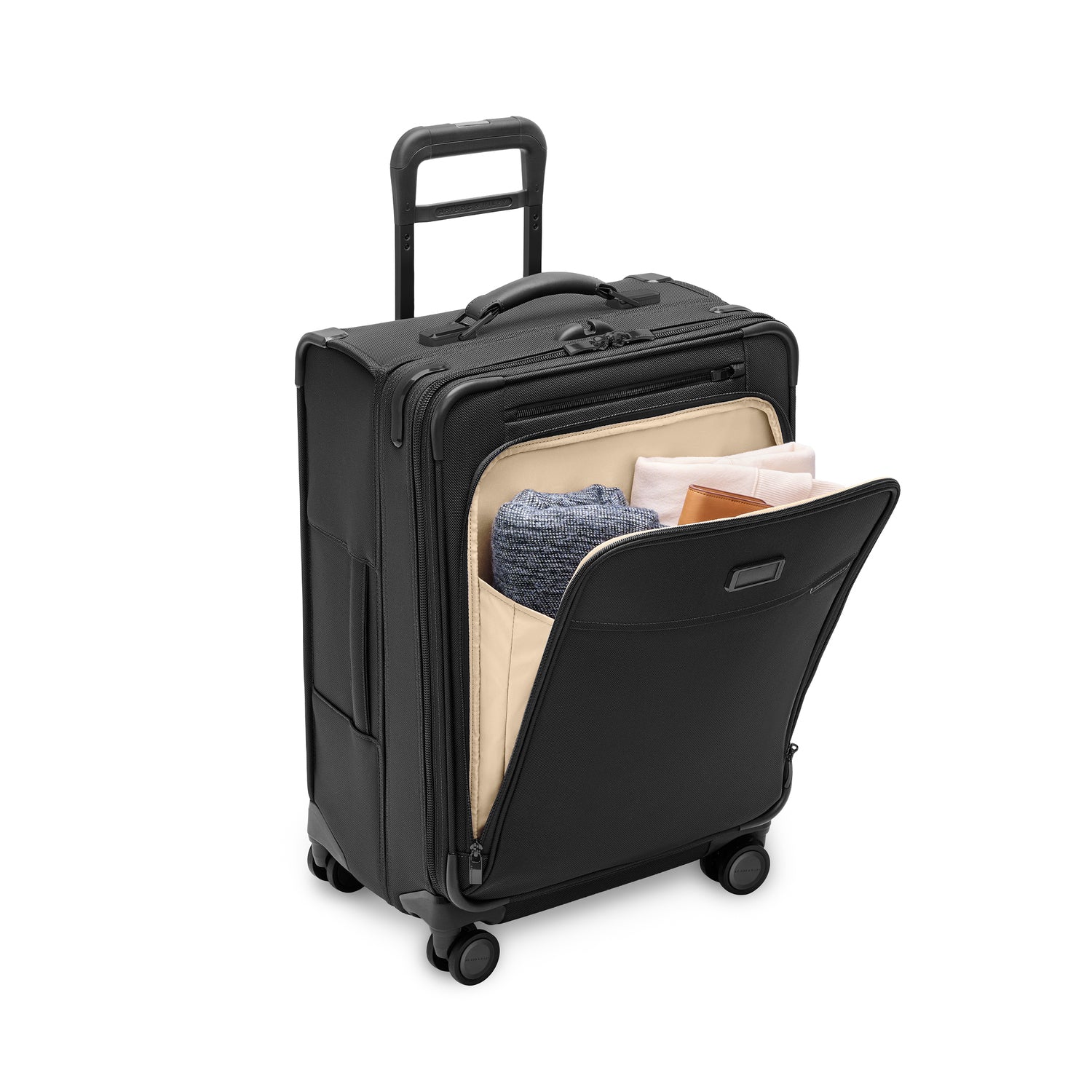 Compact 24" Checked Expandable Spinner #color_black