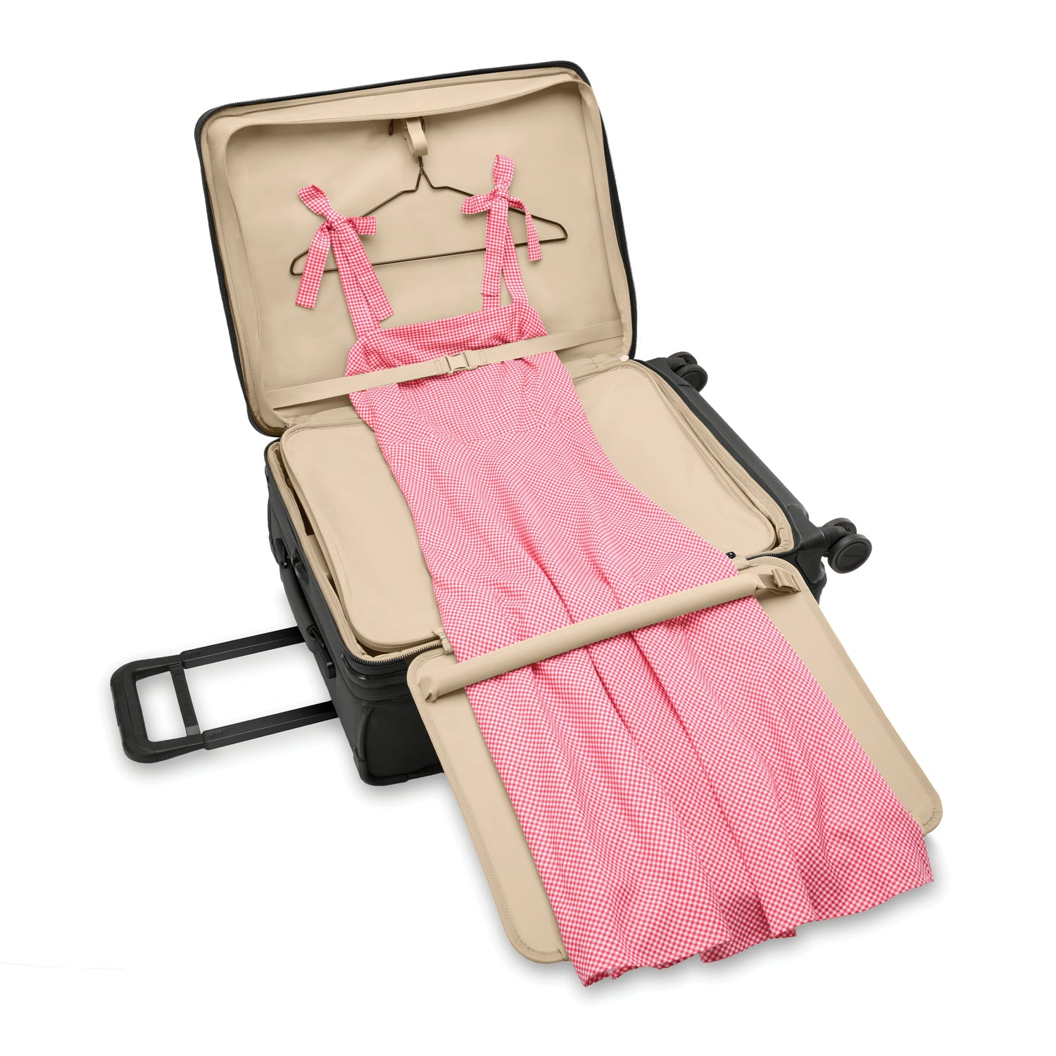 Compact 24" Checked Expandable Spinner #color_black