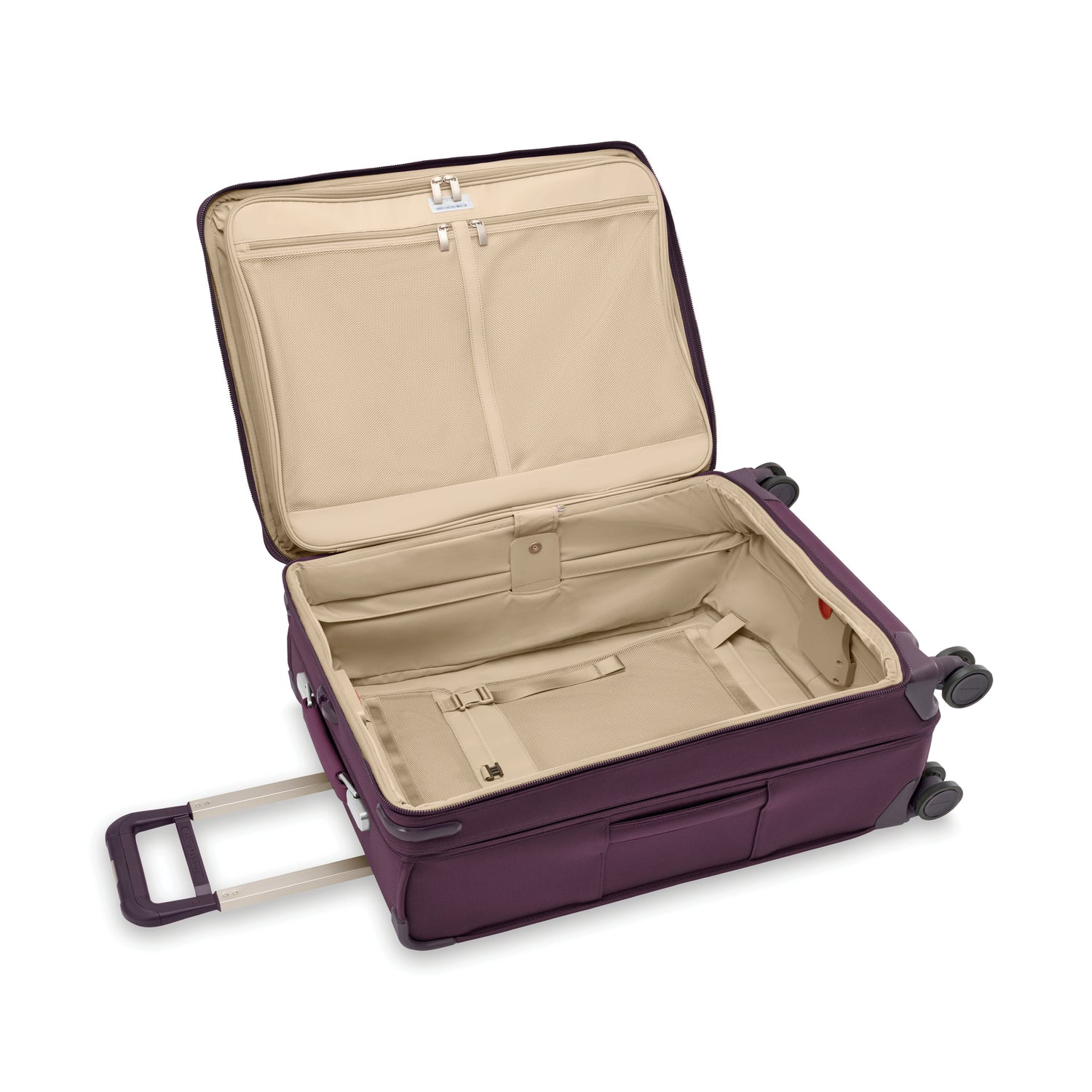 Compact 24" Checked Expandable Spinner #color_plum