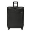 Briggs and Riley Large Expandable Spinner Black Front View  #color_black