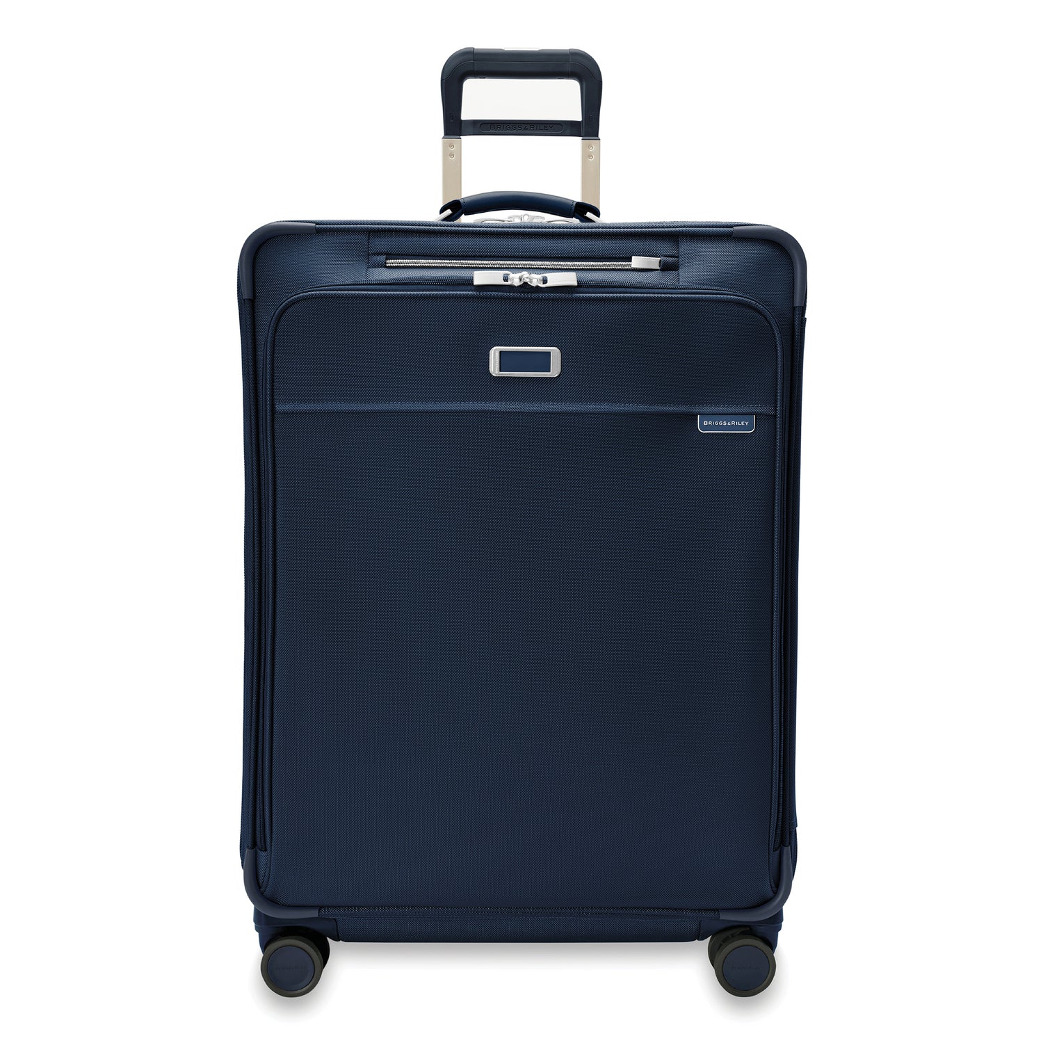 Briggs and Riley Large Expandable Spinner Navy Front View  #color_navy