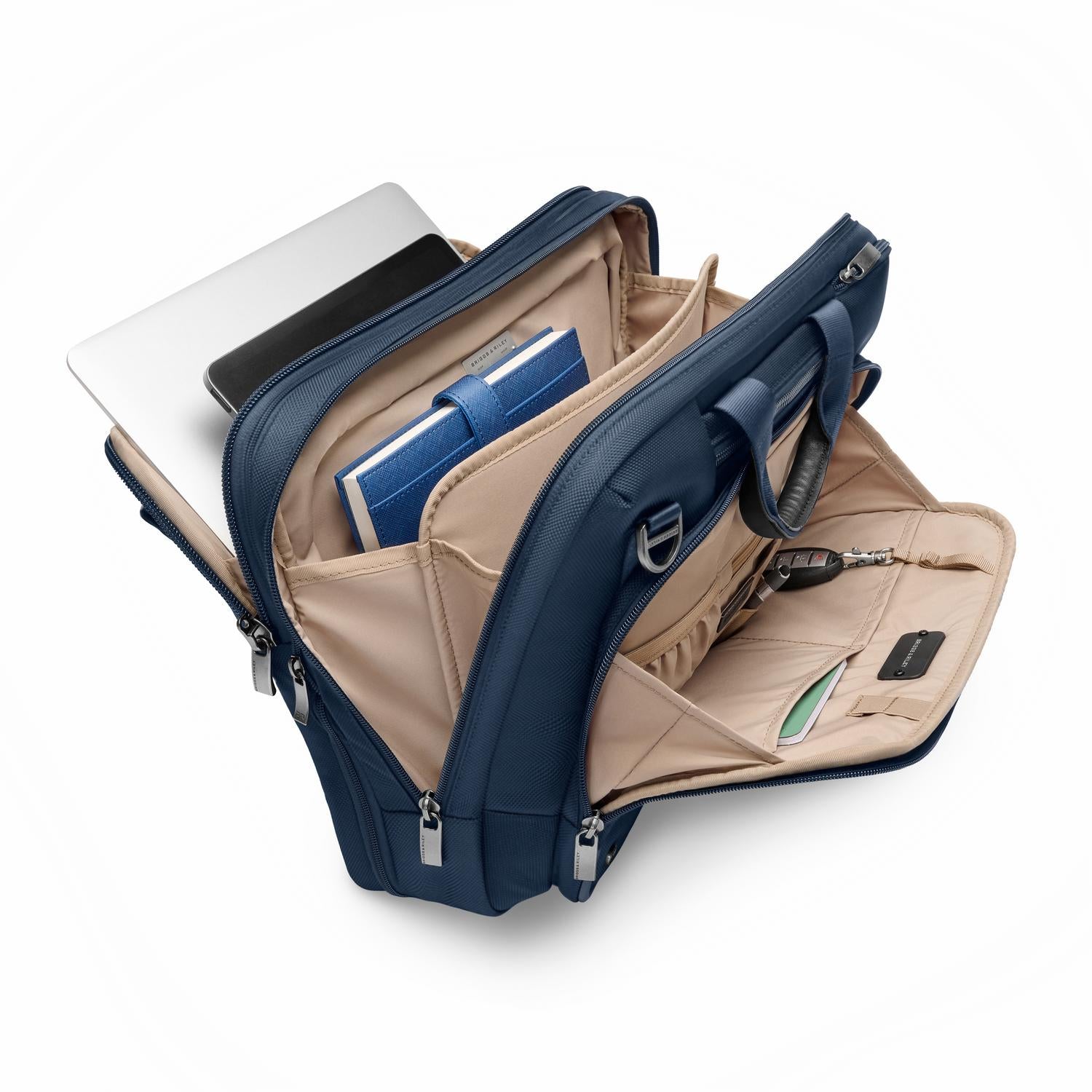 Medium Expandable Brief #color_navy
