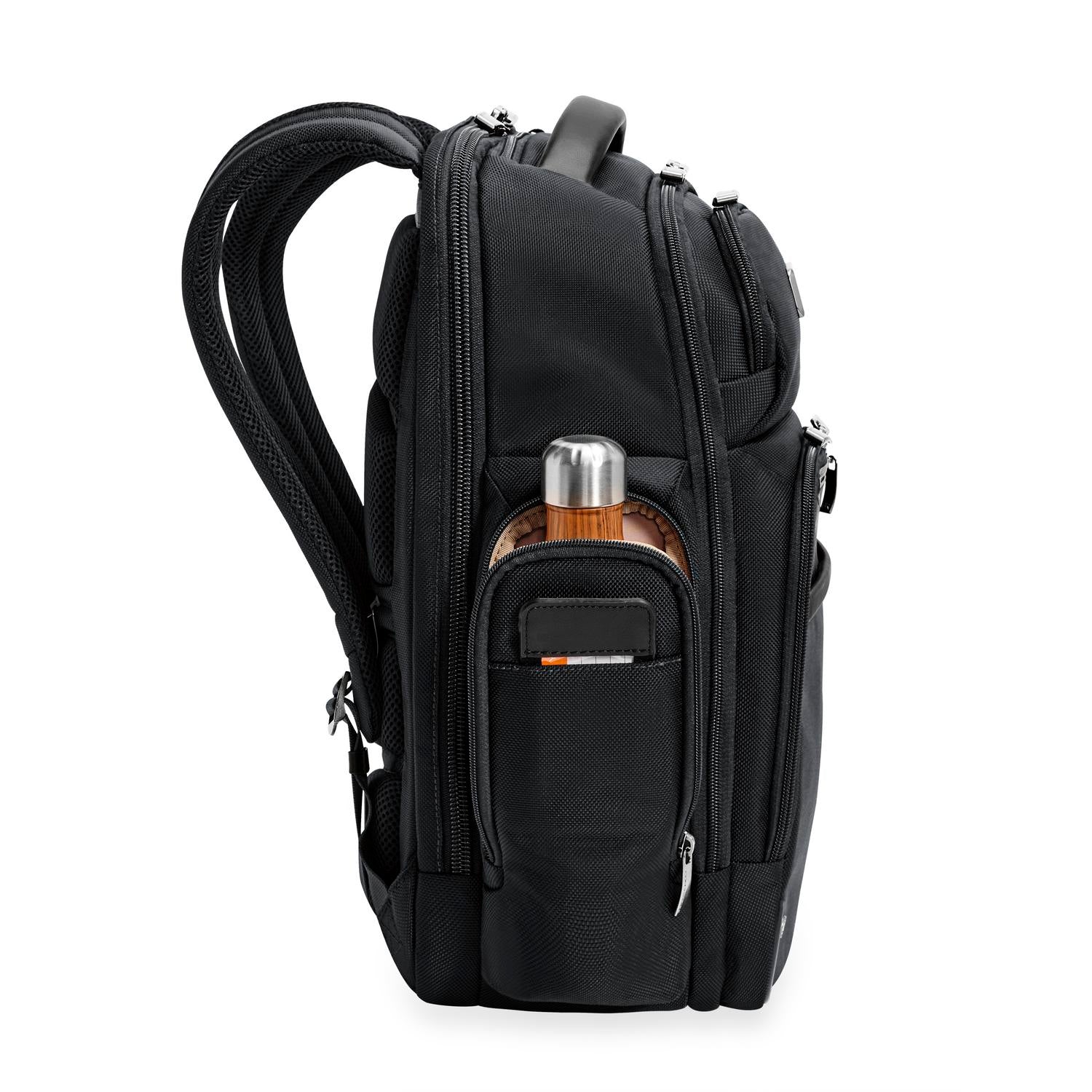 briggs riley work medium leather backpack Briggs & Riley Medium Cargo Backpack Travel