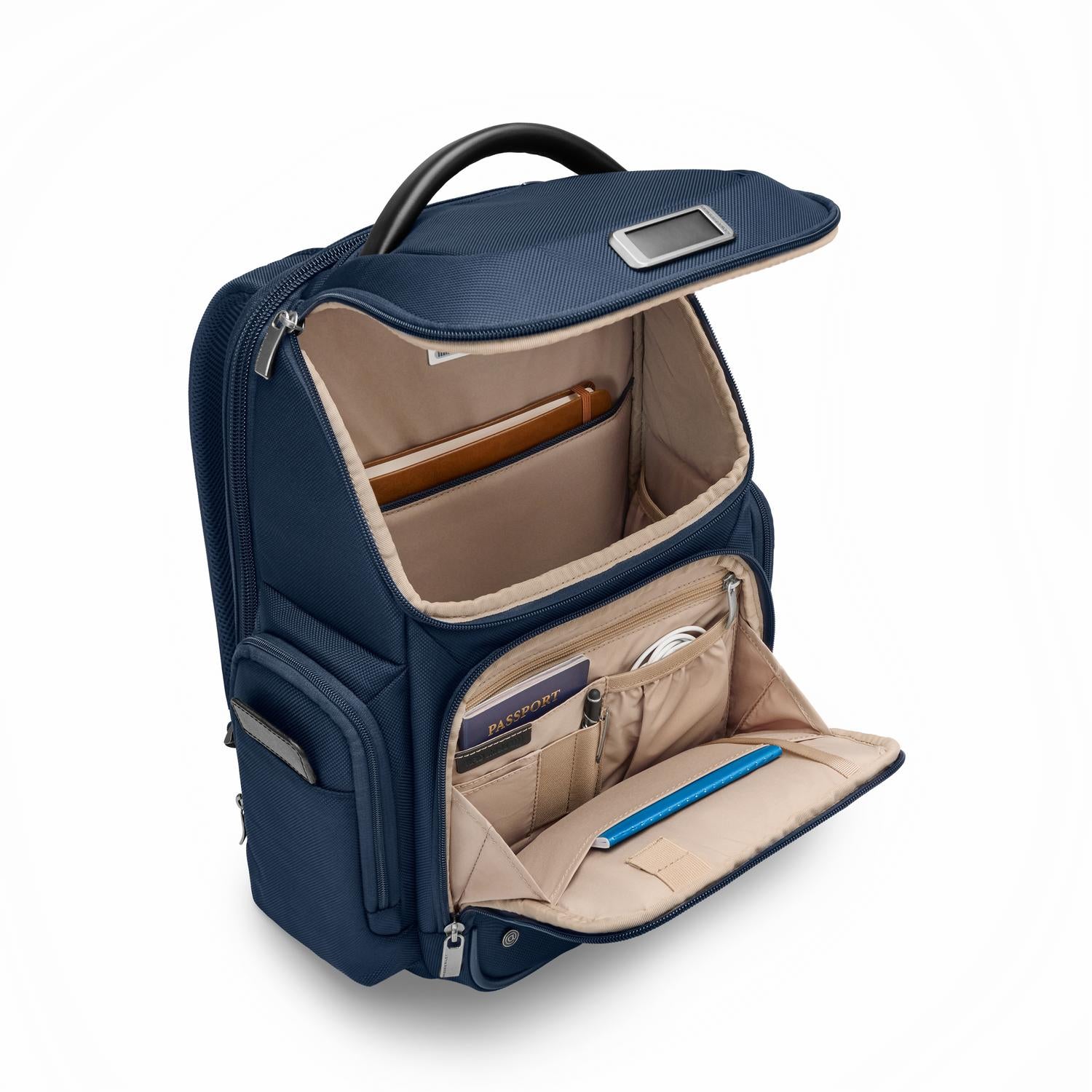 Medium Widemouth Backpack #color_navy