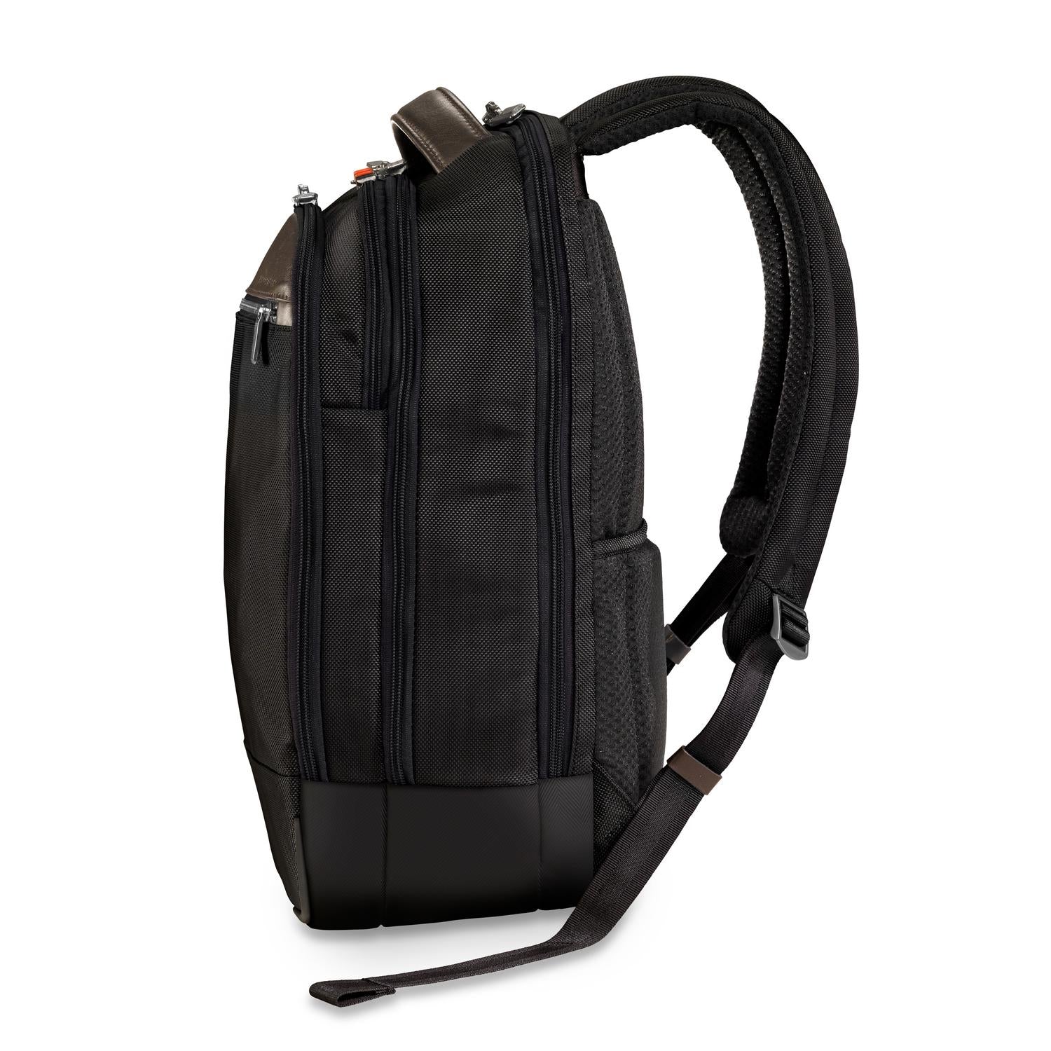 Medium Laptop Backpack Side #color_black